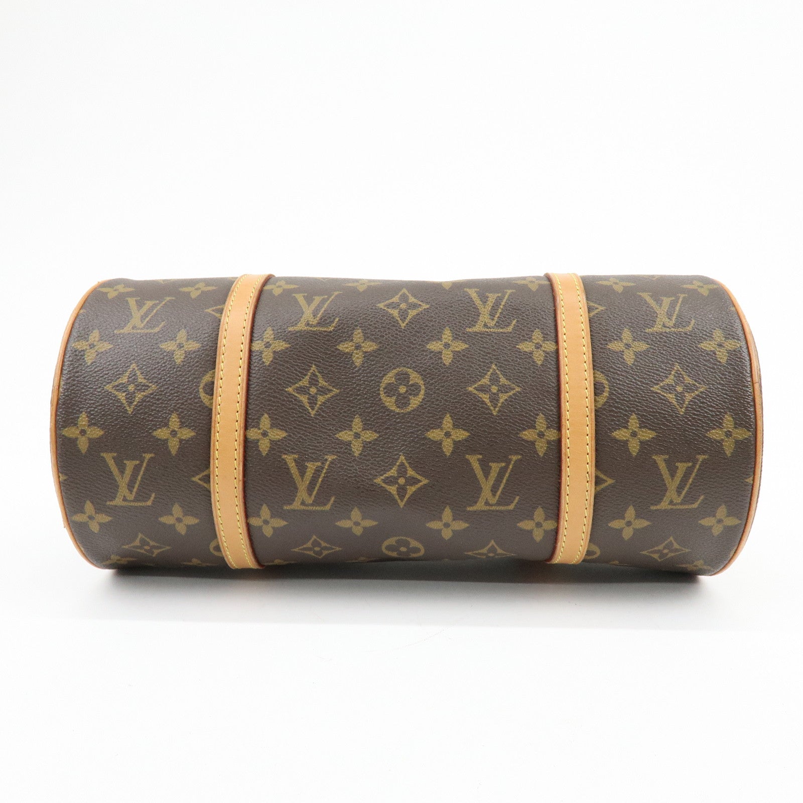 Louis Vuitton Monogram Papillon 30 Hand Bag Brown M51385