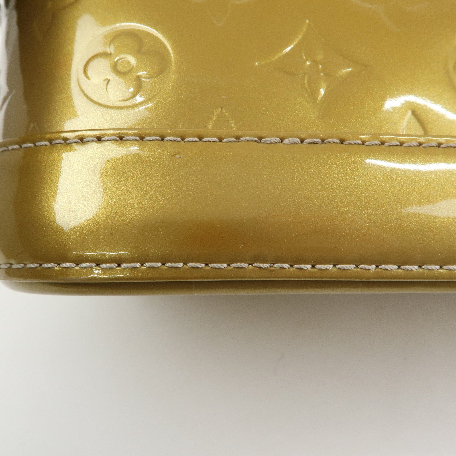 Louis Vuitton Monogram Vernis Alma PM Hand Bag Mordore M50563