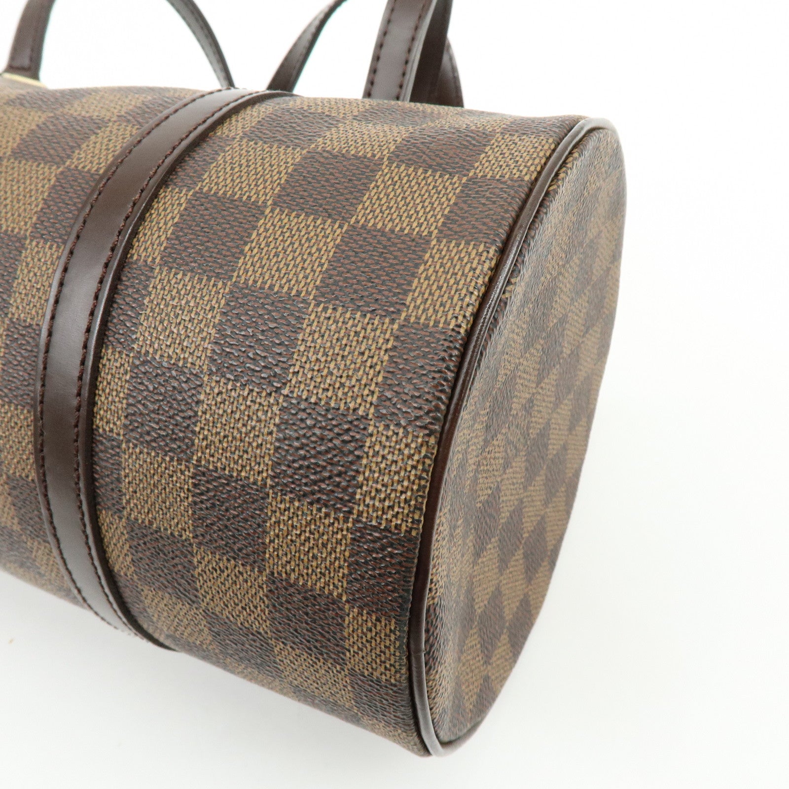 Louis Vuitton Damier Ebene Papillon 30 Hand Bag Brown N51303