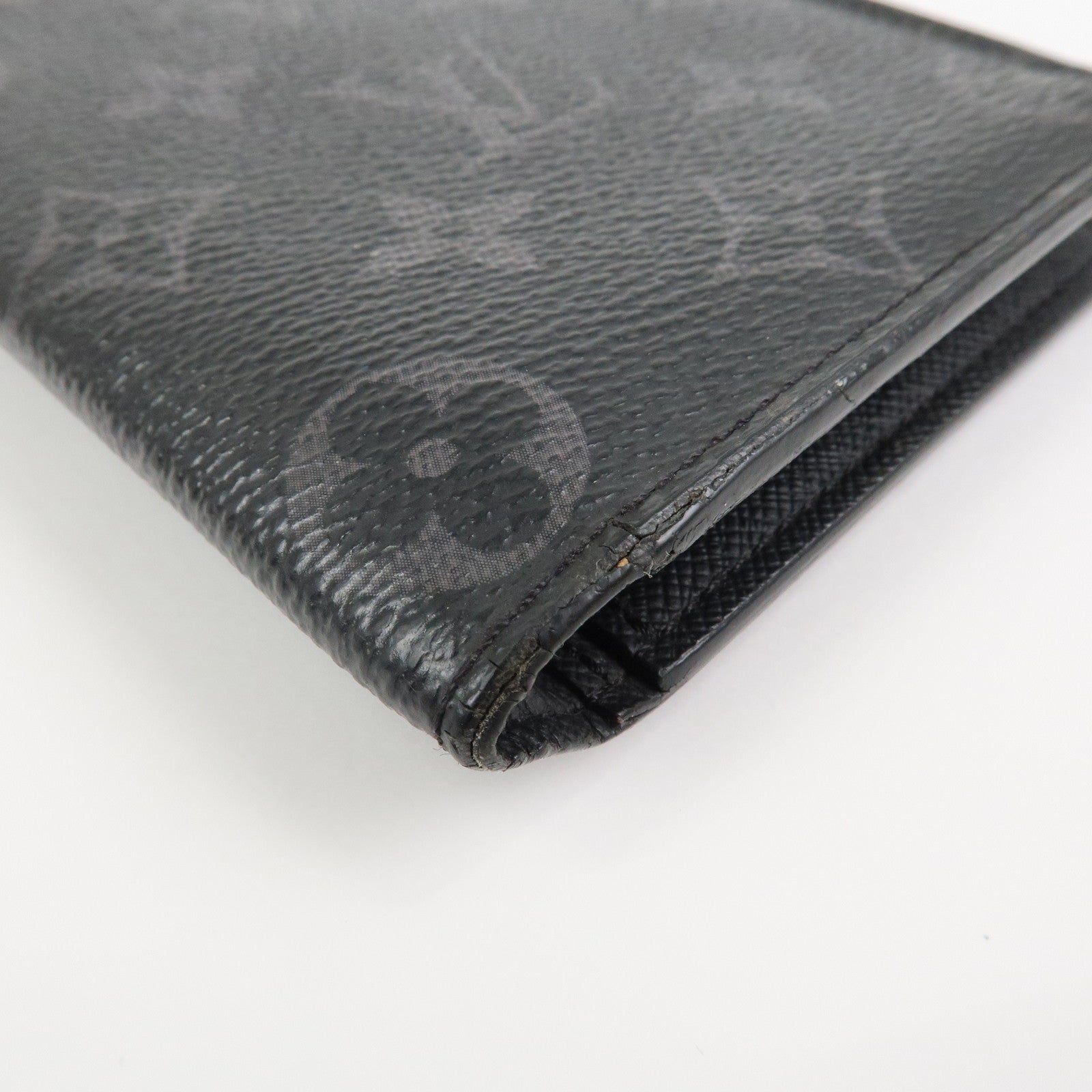 Louis Vuitton Monogram Eclips Portefeuille Brazza Wallet M61697
