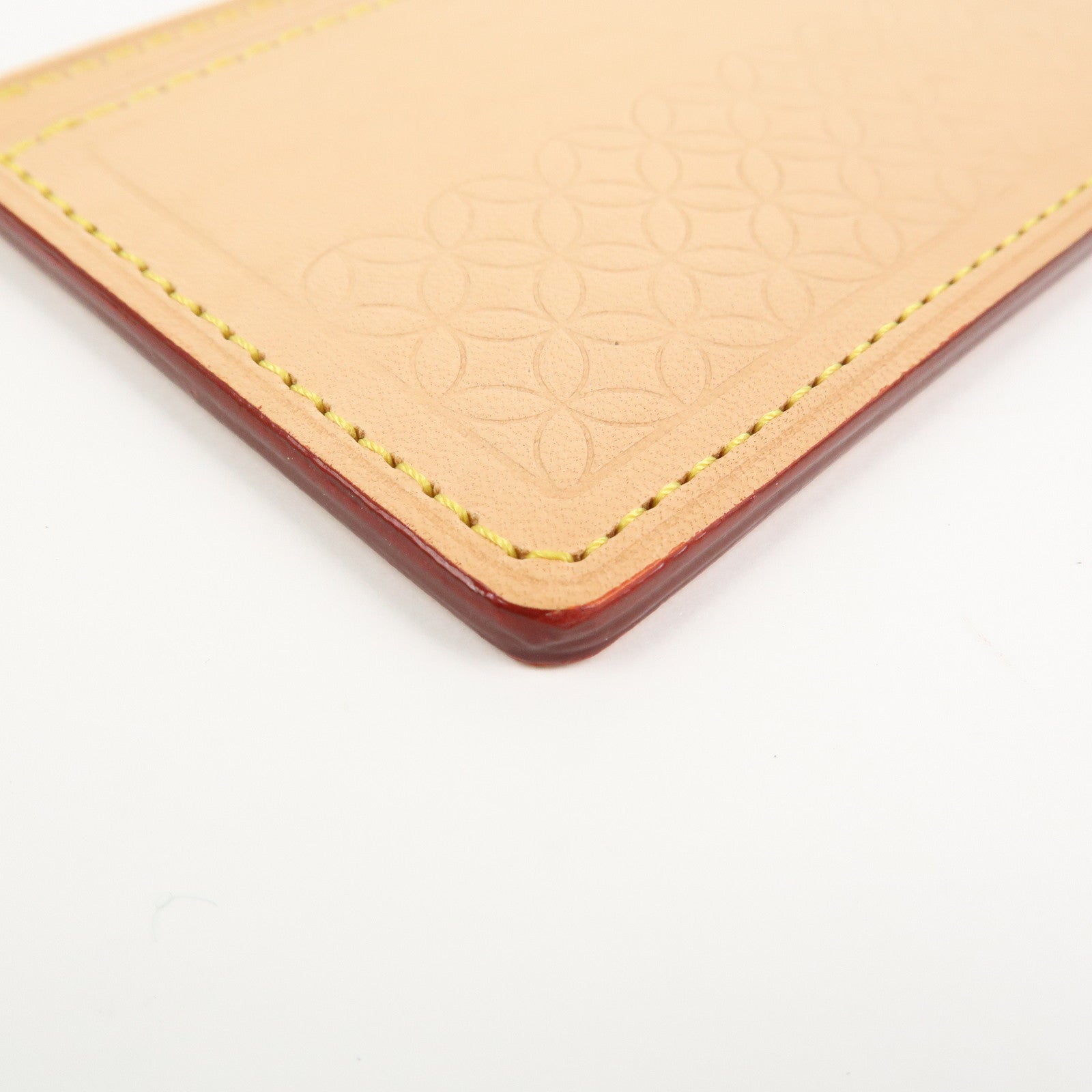 Louis Vuitton Nume Leather Card Case Card Holder Natural