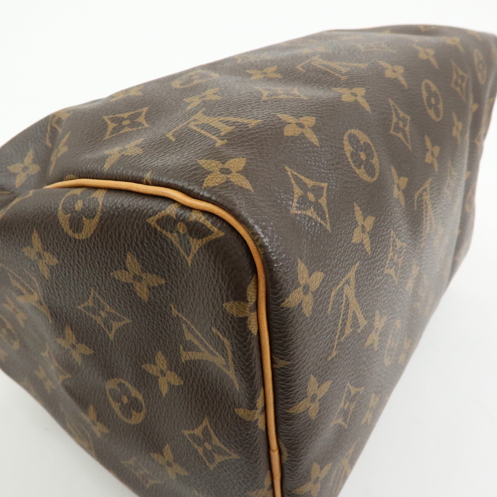 Louis Vuitton Monogram Speedy 30 Boston Bag Hand Bag Brown M41108
