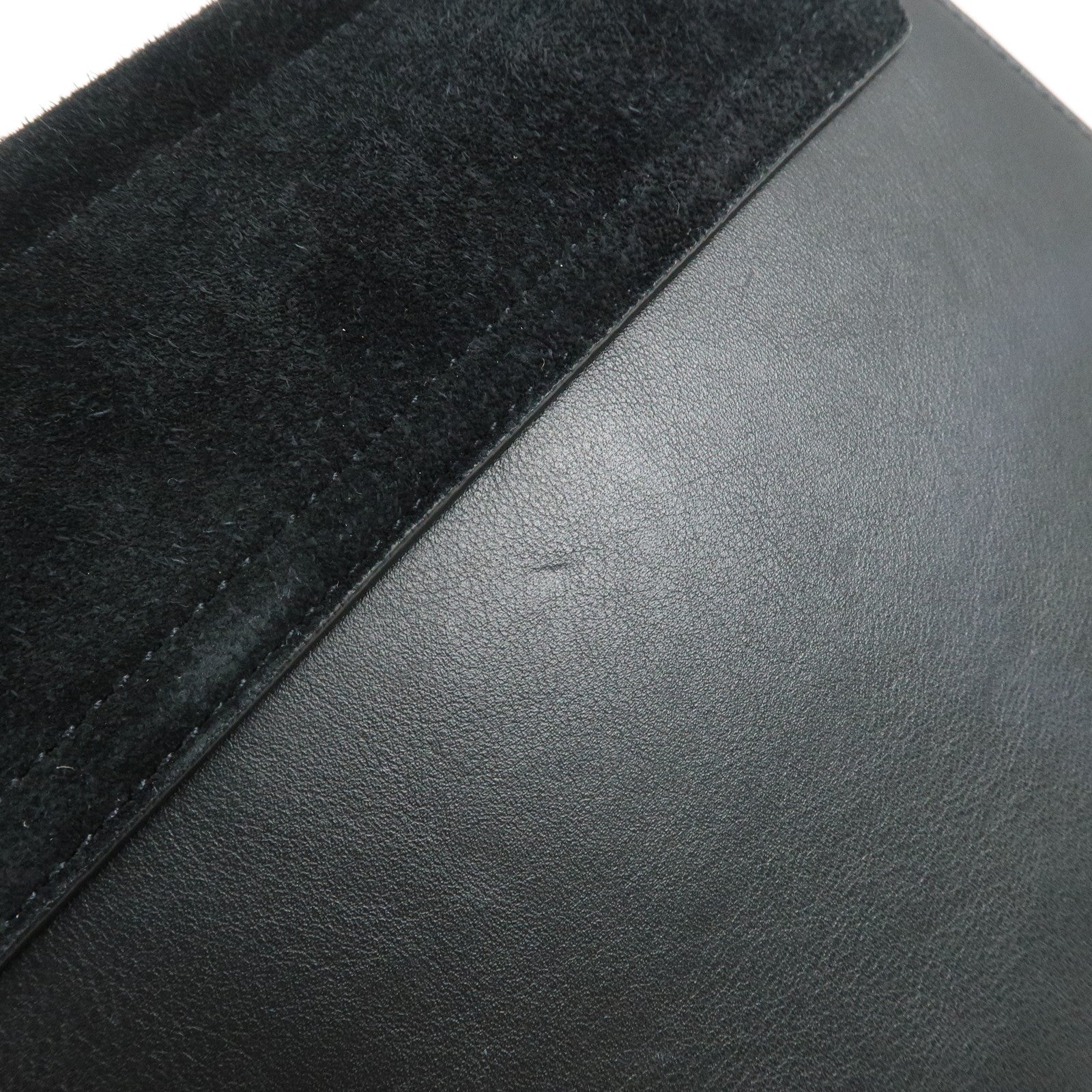 Chloe Faye Suede Leather 2Way Bag Hand Bag Shoulder Bag Black