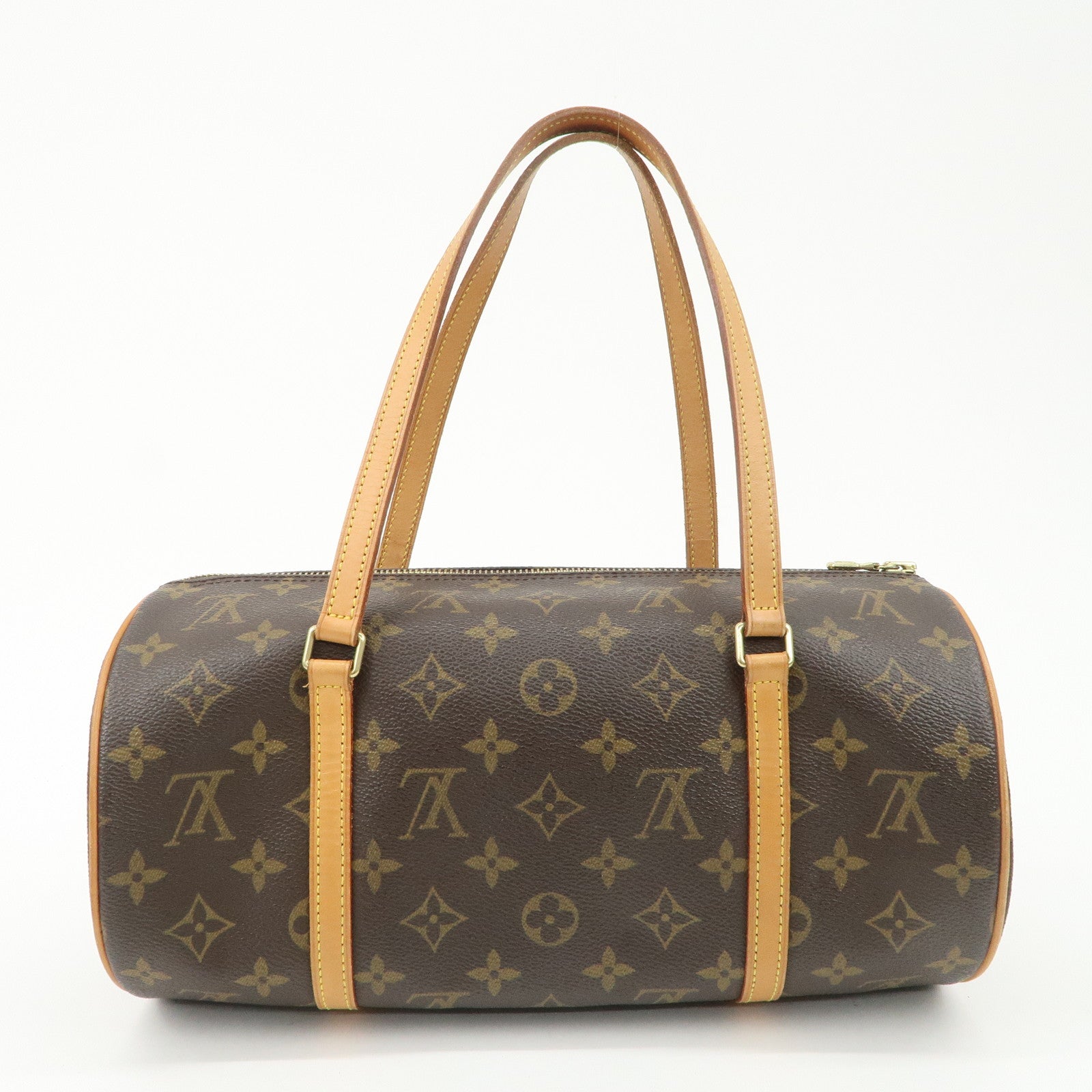 Louis Vuitton Monogram Papillon 30 Hand Bag New Style Brown M51385