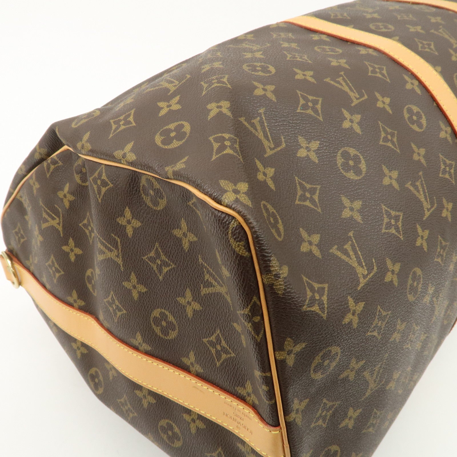 Louis Vuitton Monogram Keep All Bandouliere 60 Boston Bag M41412 Used