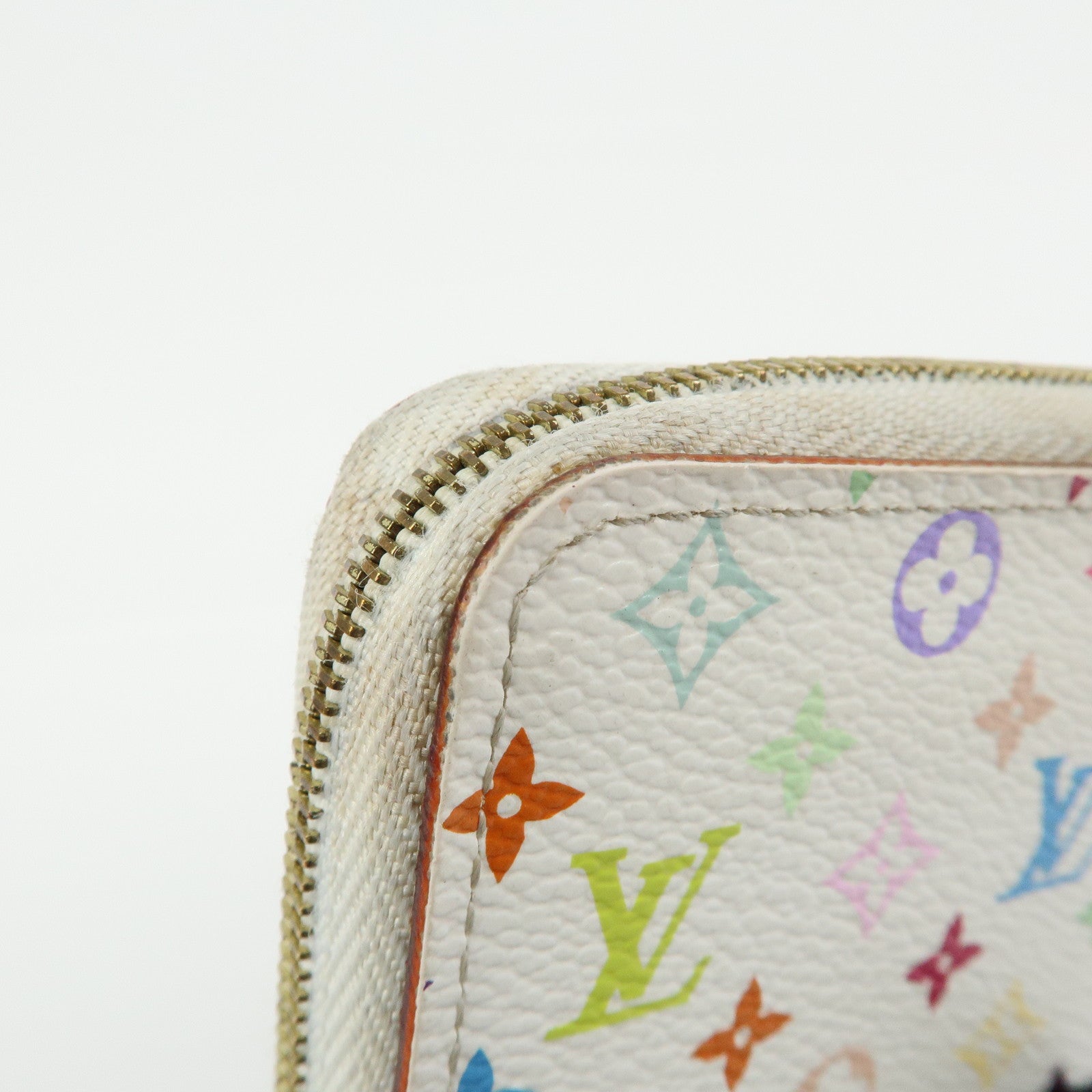 Louis Vuitton Monogram Multicolor Zippy Coin Purse Blanc M66548