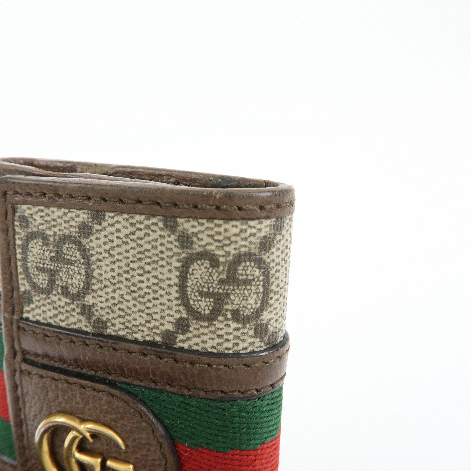 GUCCI GG Marmont Sherry GG Supreme Leather 6 Ring Key Case 603732
