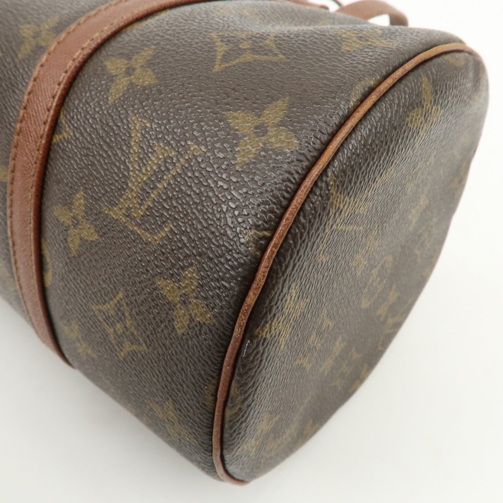 Louis Vuitton Monogram Papillon 30 Old Style Hand Bag Brown M51365