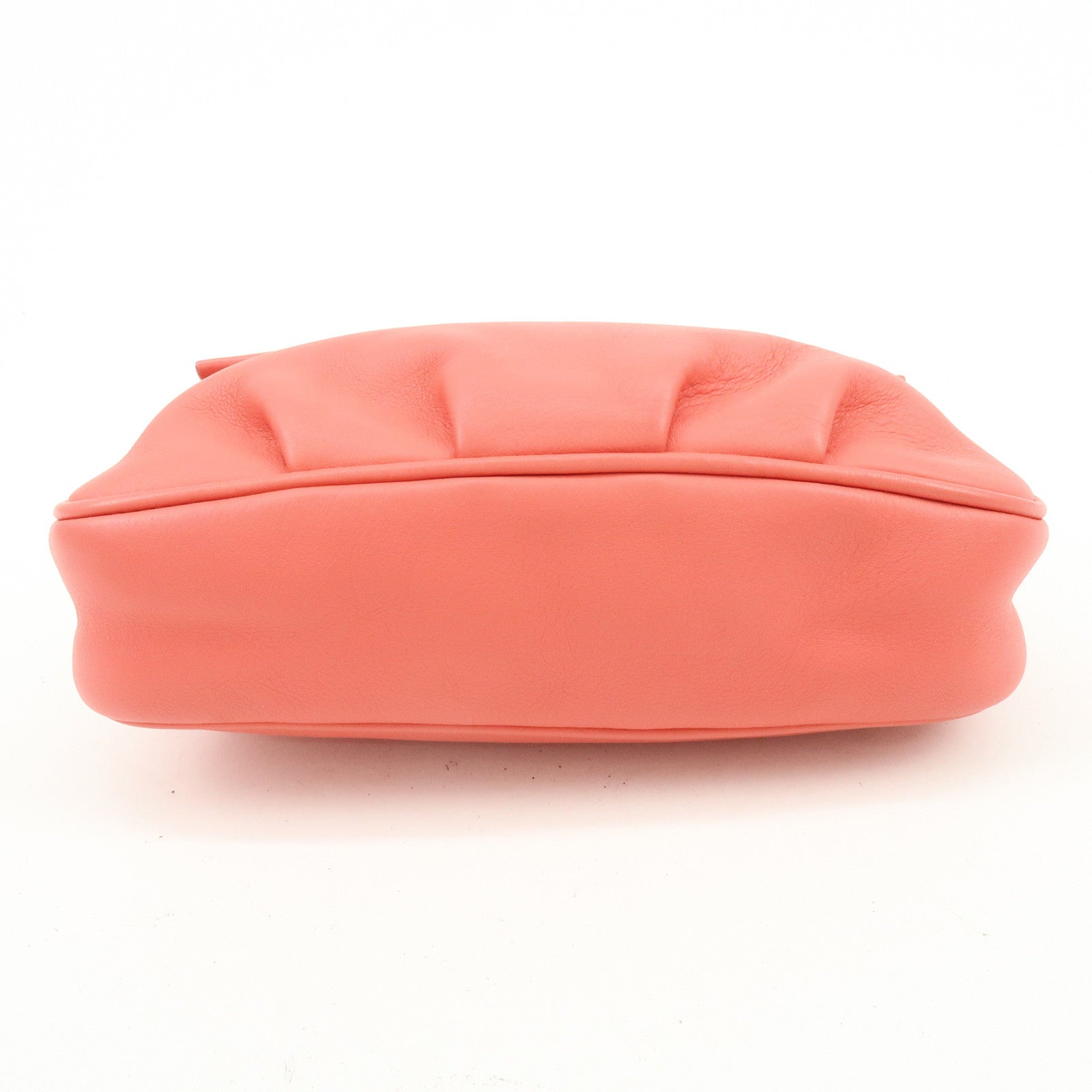 FENDI Leather Chain Shoulder Bag Purse Crossbody Bag Pink 8M0276