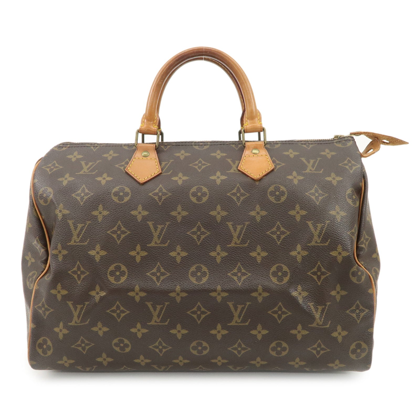 Louis Vuitton Monogram Speedy 35 Hand Bag Boston Bag M41524 Used