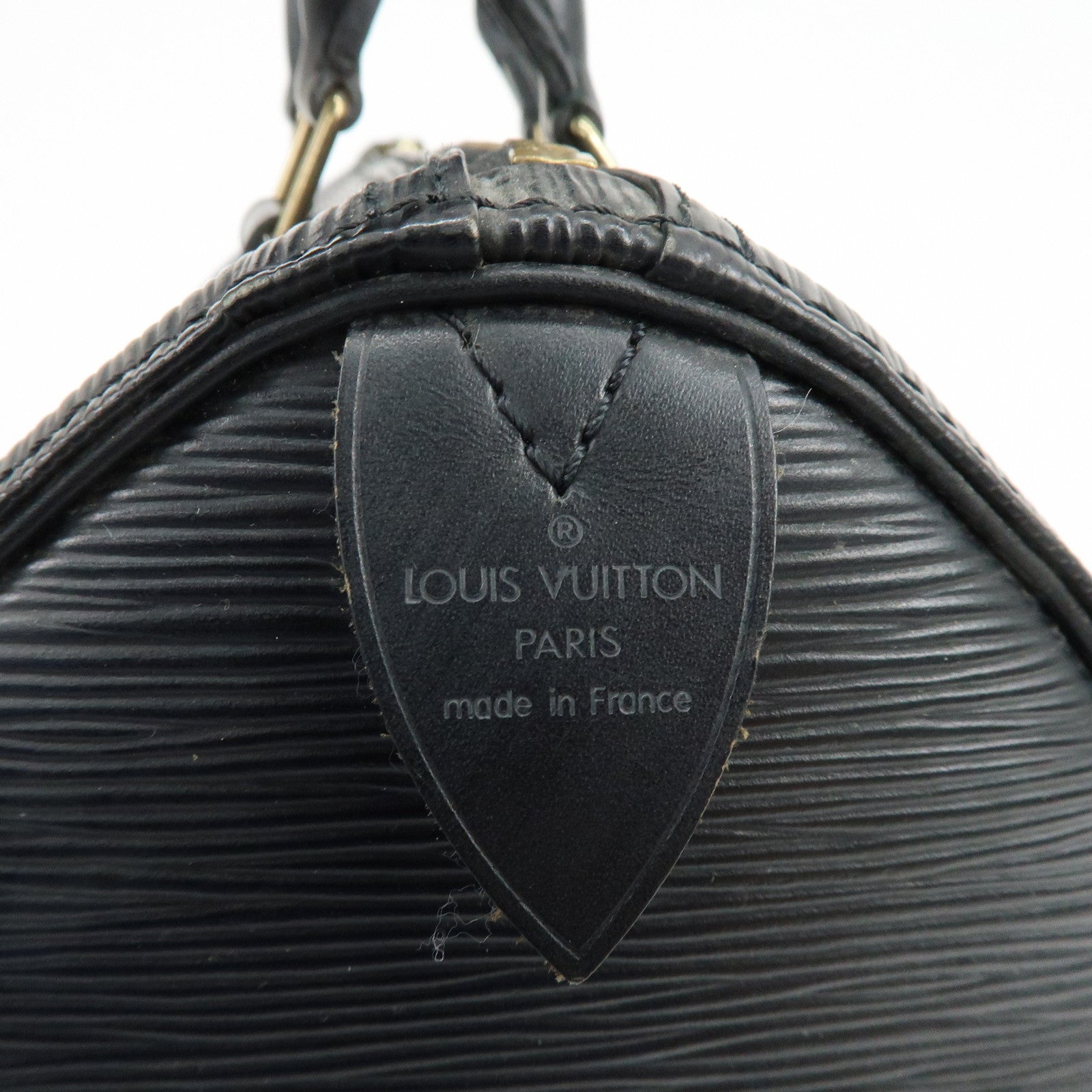 Louis Vuitton Epi Speedy 25 Leather Hand Bag Boston Bag Noir M59032