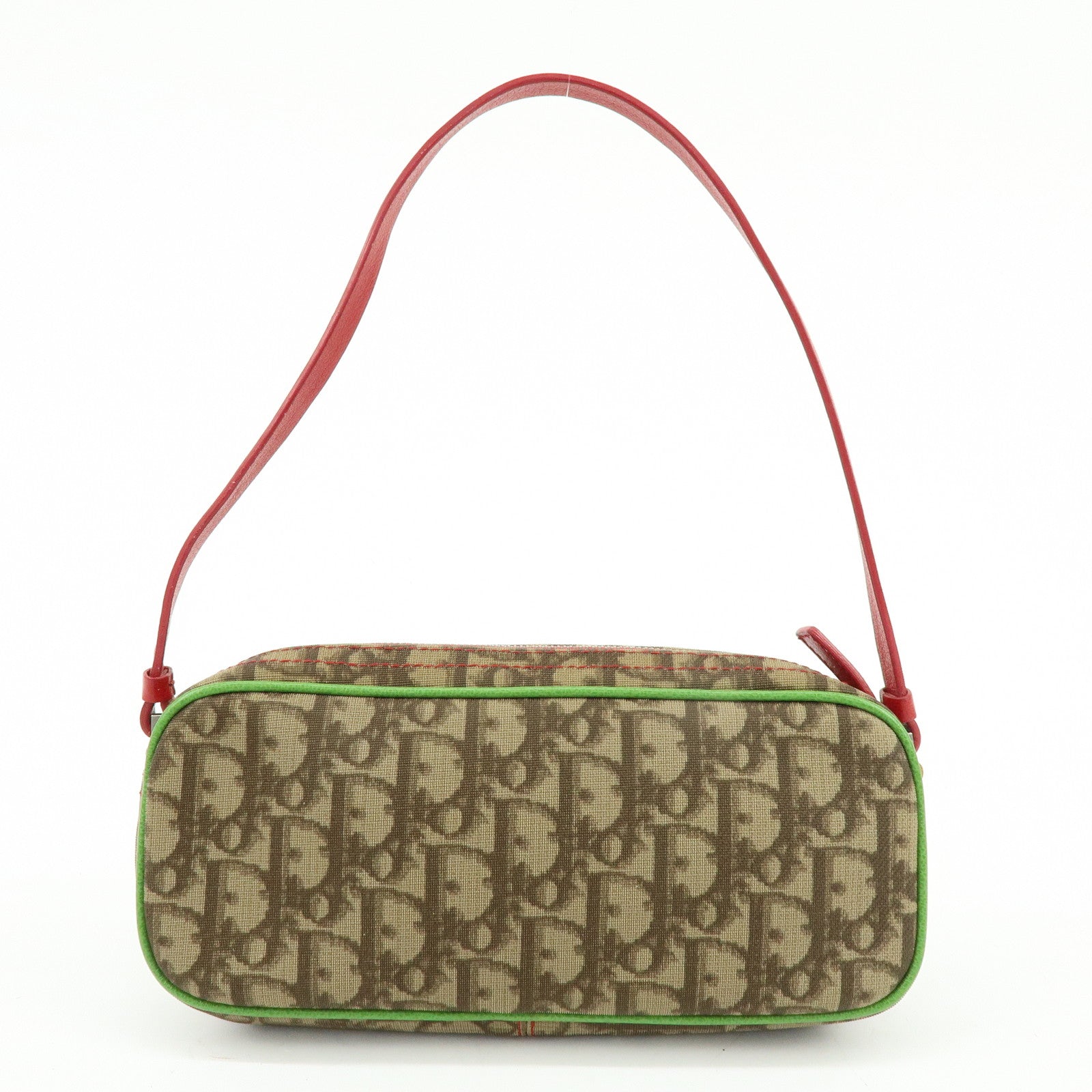 Christian Dior Trotter Rasta Mini Shoulder Bag Hand Bag Brown Red