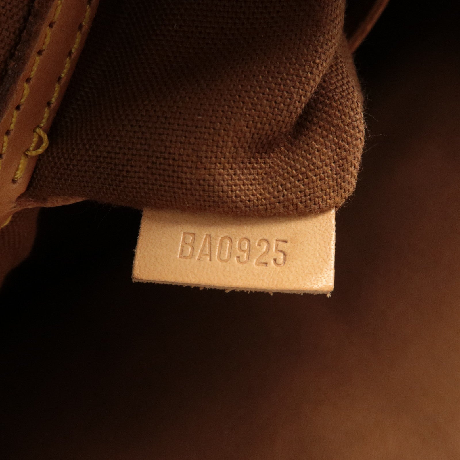 Louis Vuitton Monogram Alma Hand Bag Brown M51130 Used