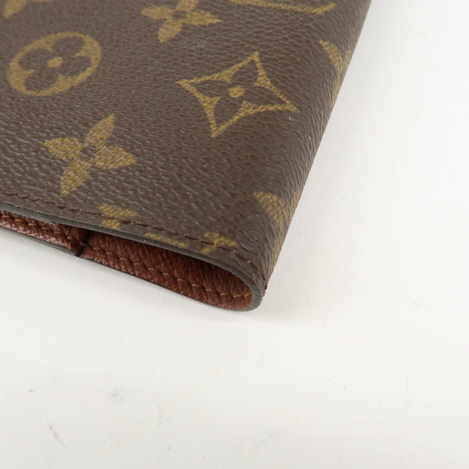 Louis Vuitton Monogram Agenda PM Planner Cover Brown SP0052 Used