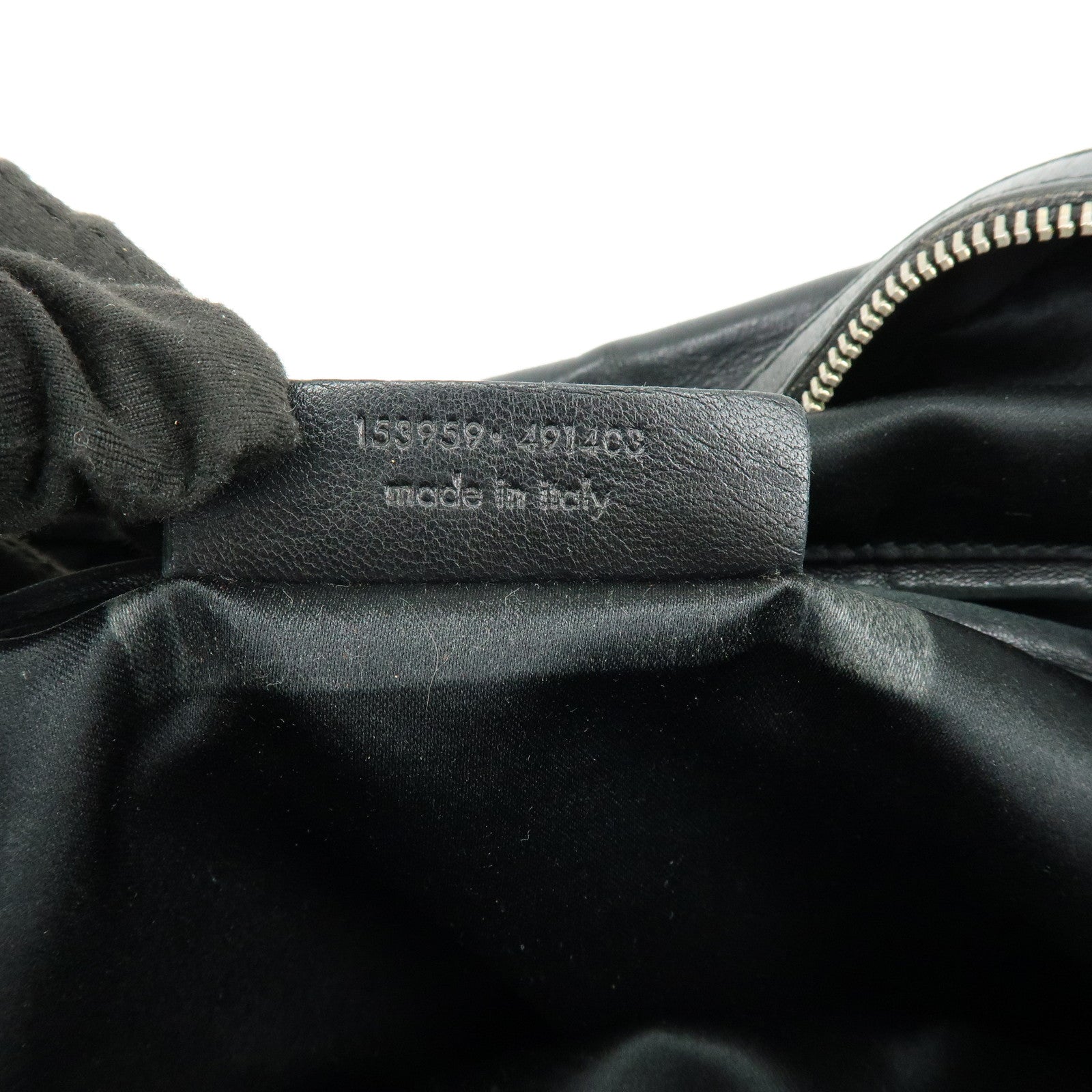 SAINT LAURENT PARIS MUSE Leather Hand Bag Shoulder Bag Black 153959