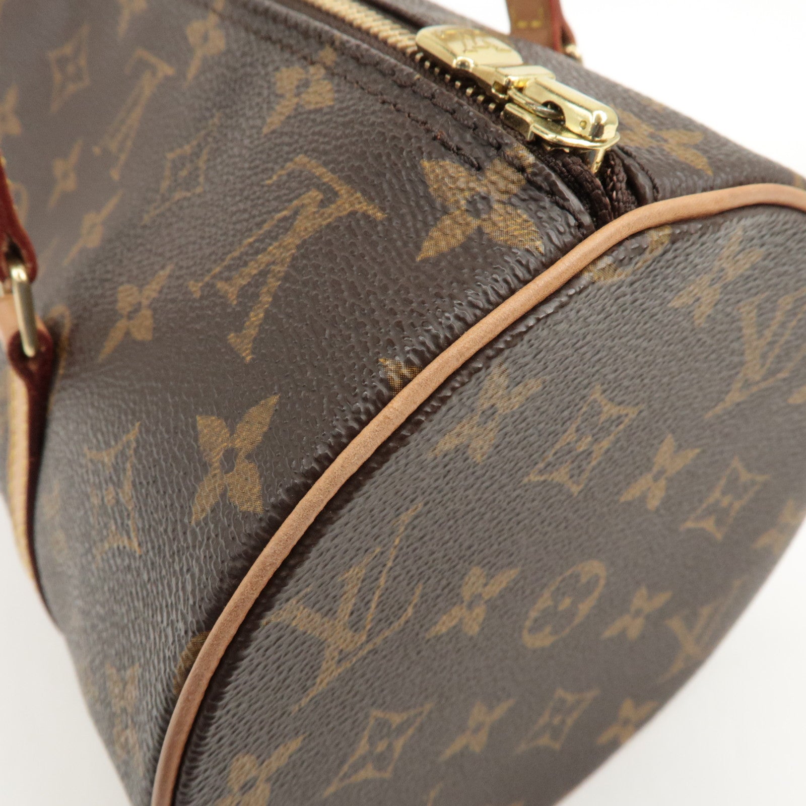 Louis Vuitton Monogram Canvas Leather Papillon 30 Brown M51385 Used