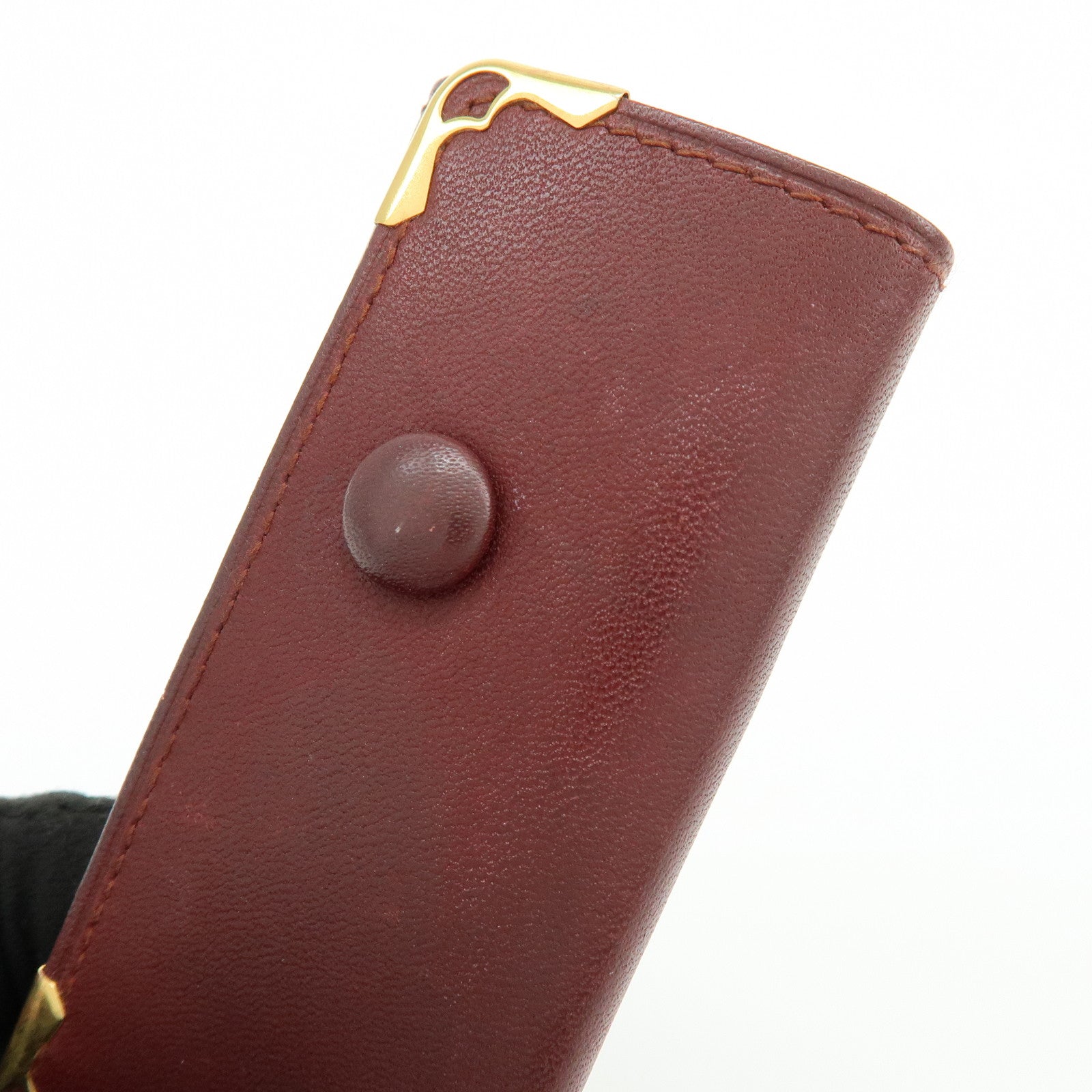 Cartier Must de Cartier Set of 3 Calf Skin Wallet 4 Ring Key Case