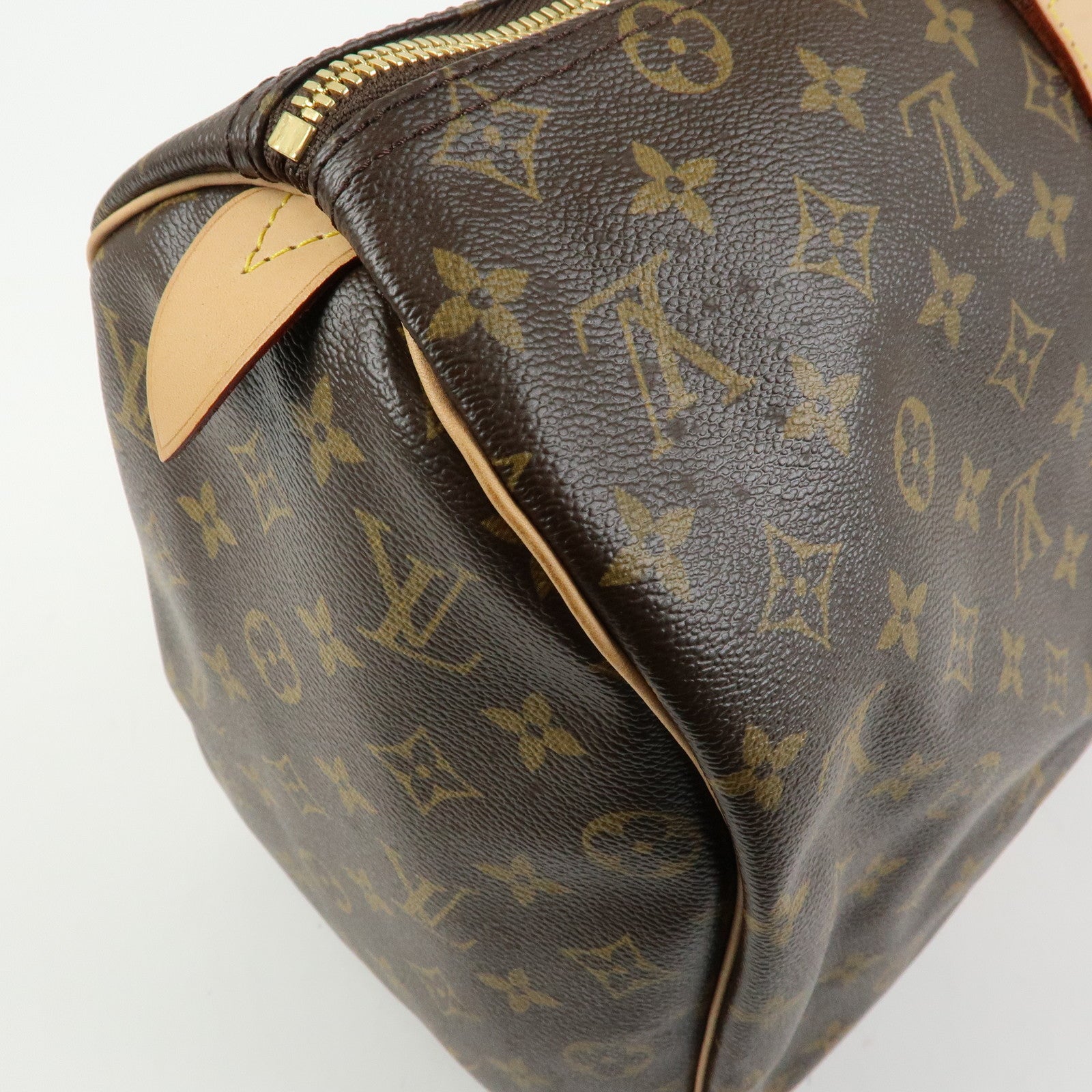 Louis Vuitton Monogram Keep All 45 Boston Bag Brown M41428