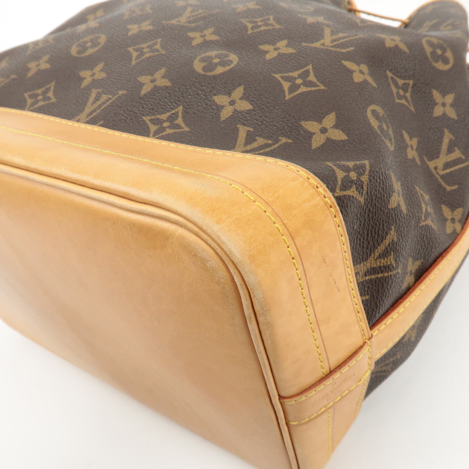 Louis Vuitton Monogram Noe Shoulder Bag Hand Bag Brown M42224 Used