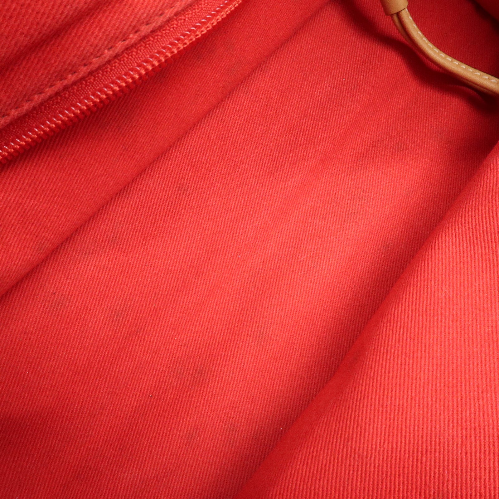 LOEWE Anagram Leather Shopper Tote Bag Hand Bag Light Brown