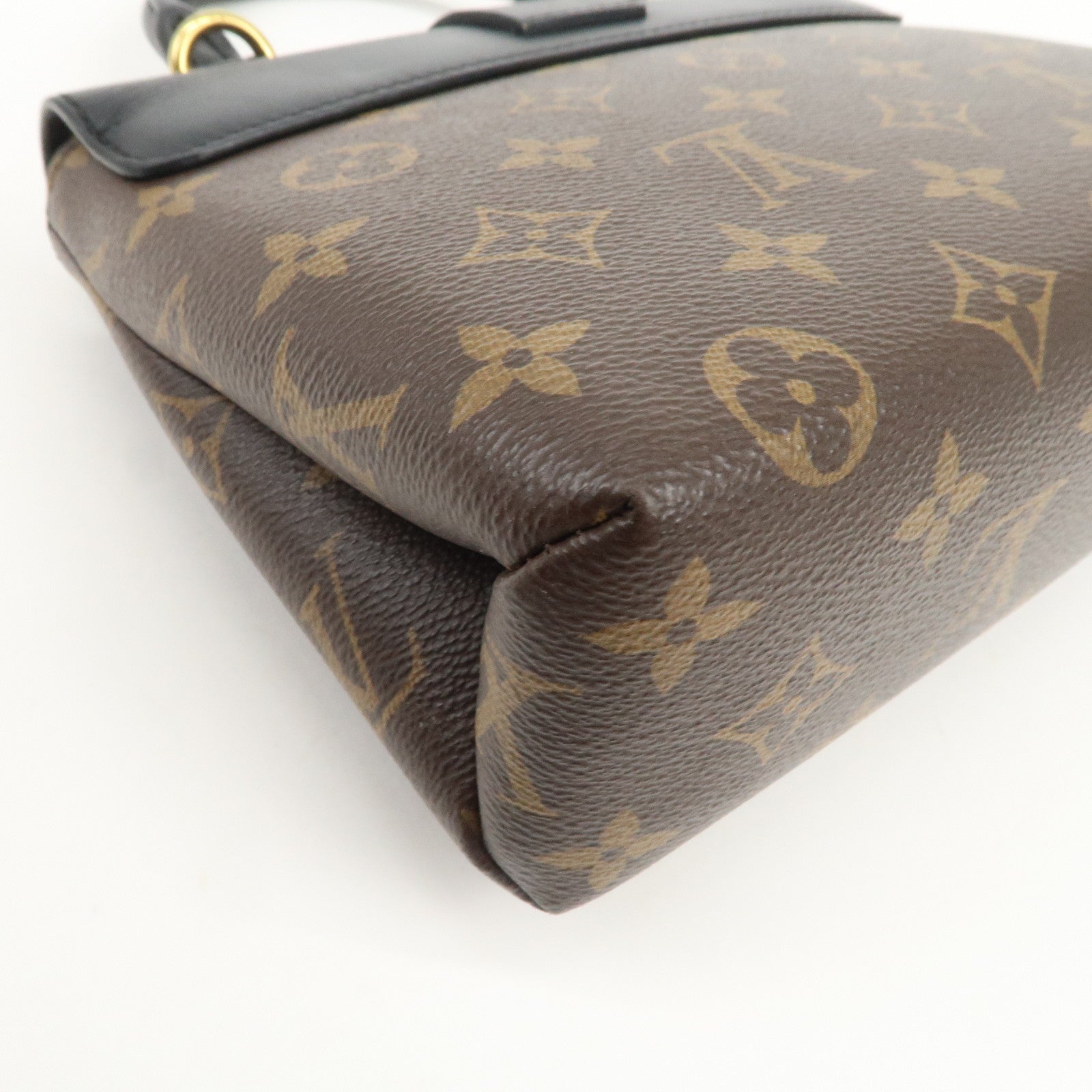 Louis Vuitton Monogram Locky BB 2Way Shoulder Bag Brown Noir M44141