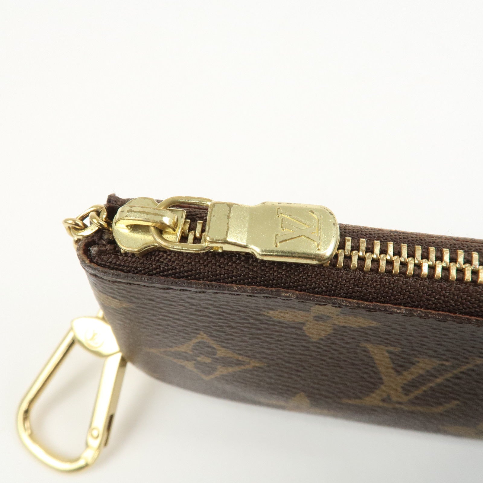 Louis Vuitton Monogram Pochette Cles Coin Case Key Case M62650