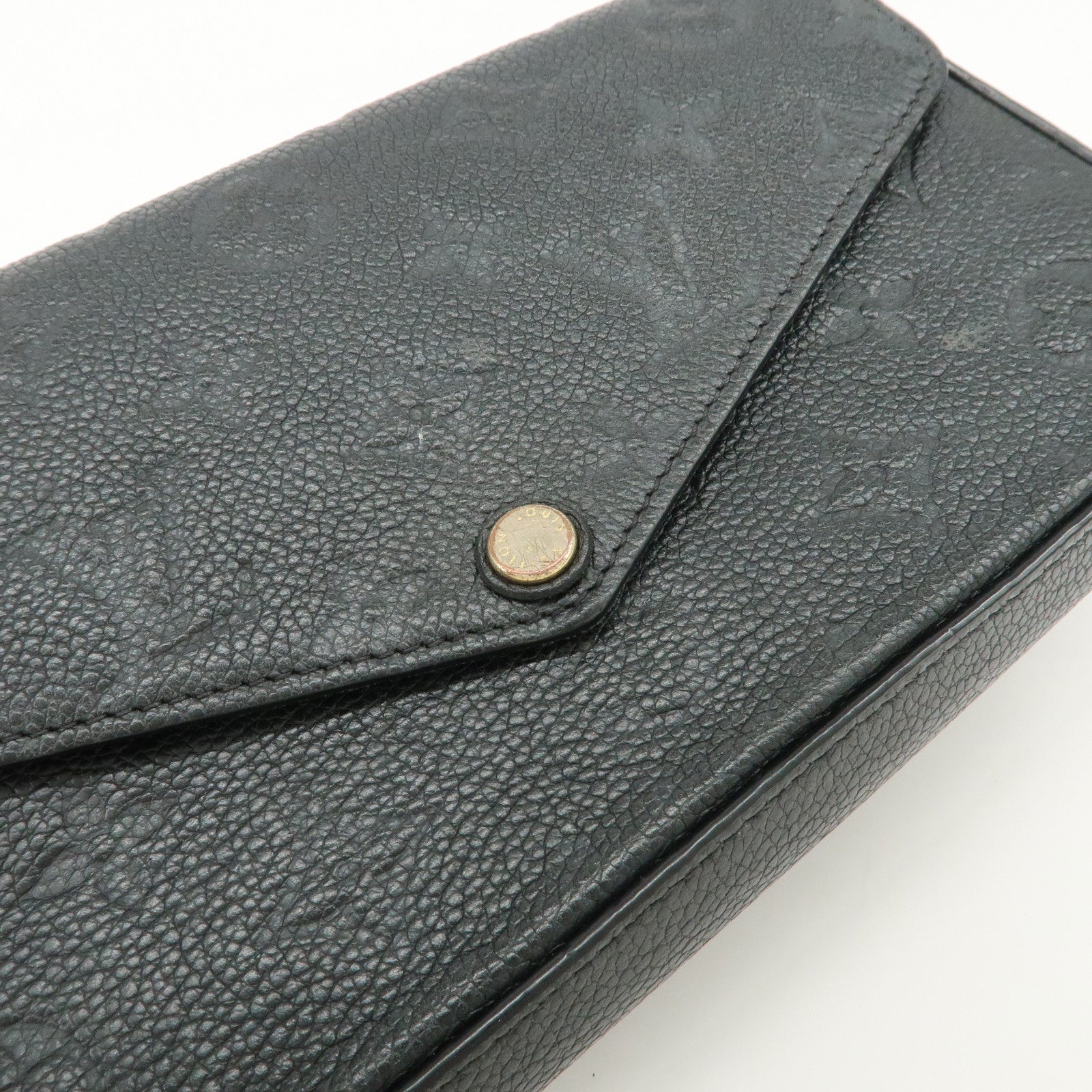 Louis Vuitton Monogram Empreinte Pochette Felicie Noir M82477