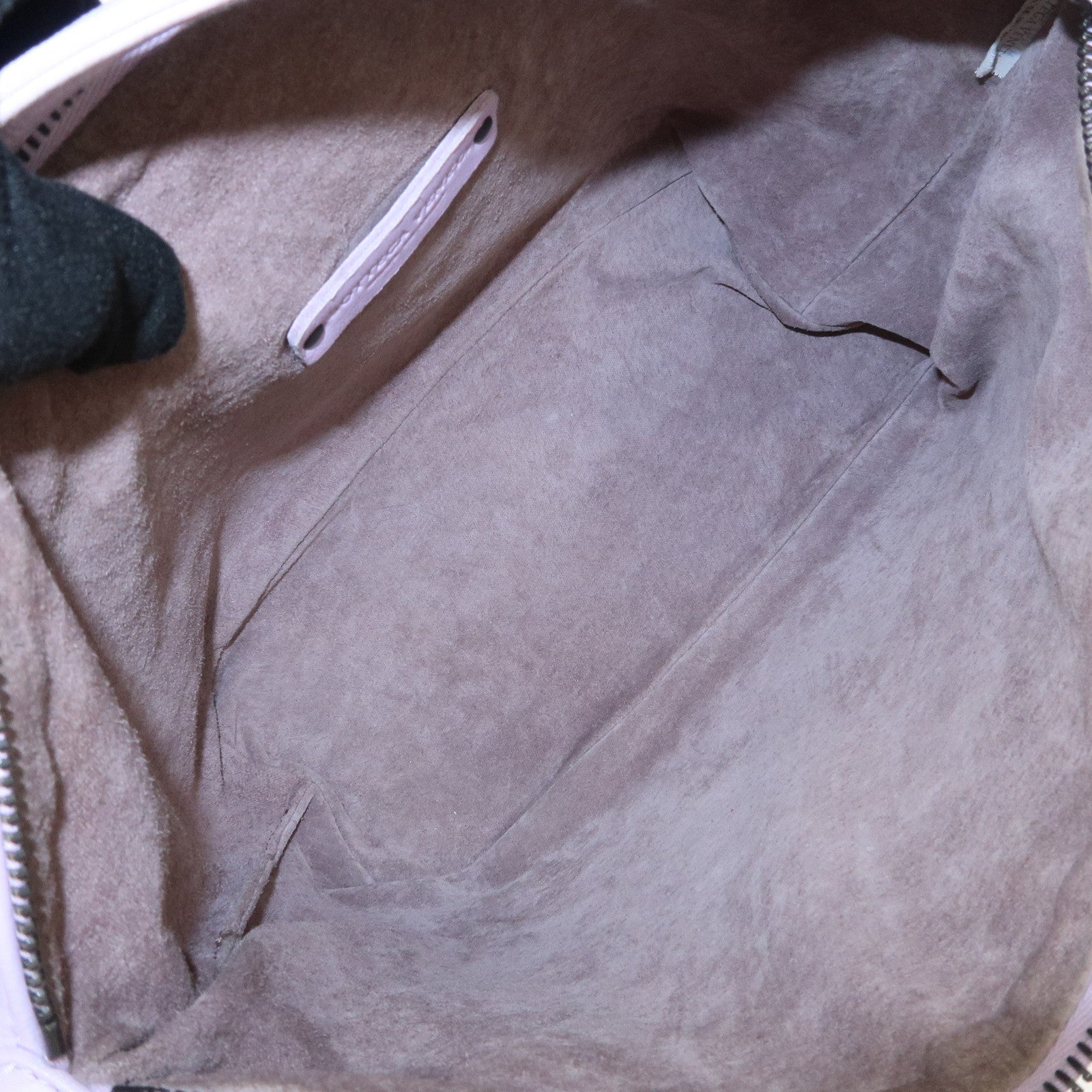 BOTTEGA VENETA Intrecciato Leather Shoulder Bag Hand Bag Purple Used