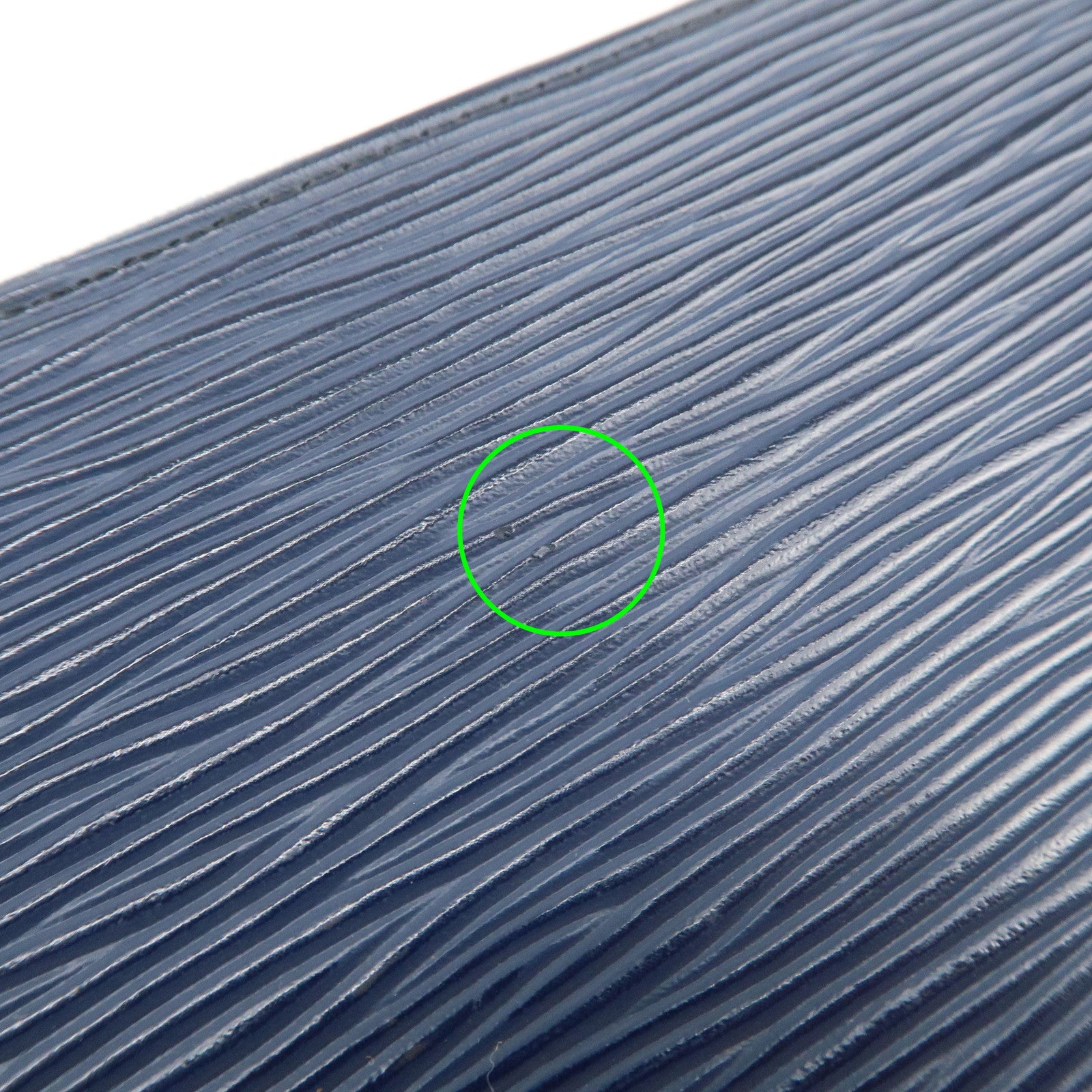 Louis Vuitton Epi leather Zippy Long Wallet Andigo Blue M61873 Used