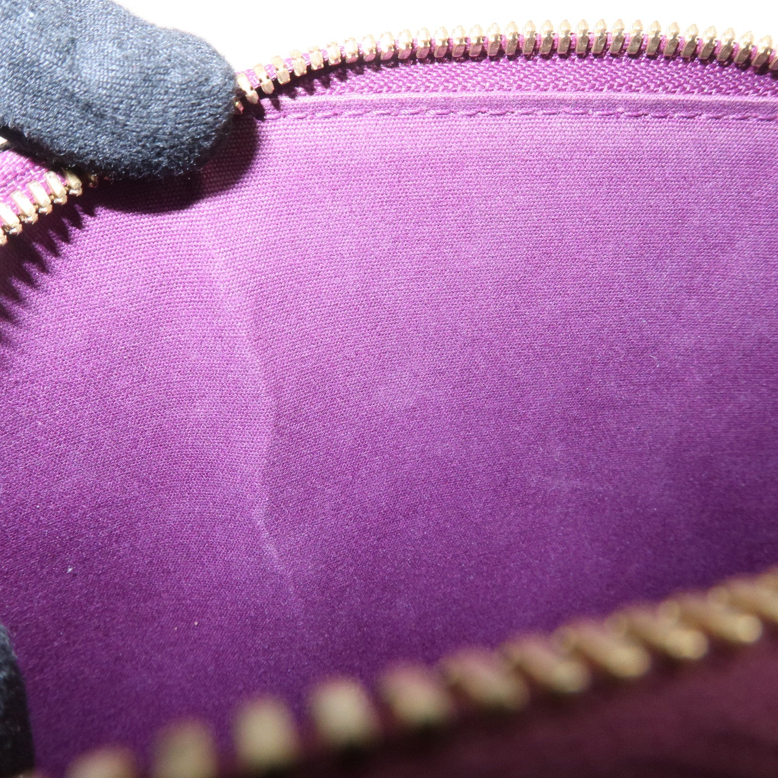 Louis Vuitton Monogram Vernis Alma BB 2Way Bag Magenta M50565