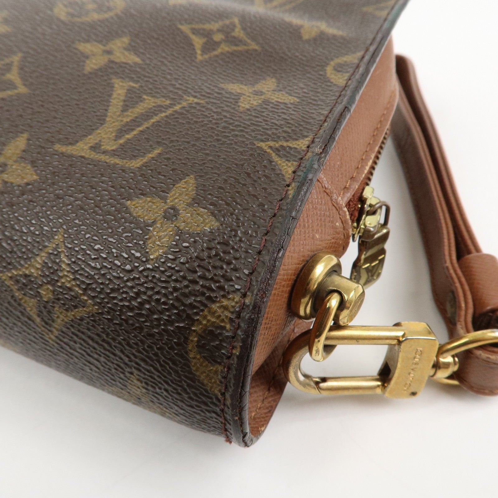 Louis Vuitton Monogram Canvas Orsay Clutch Bag Pouch Brown M51790