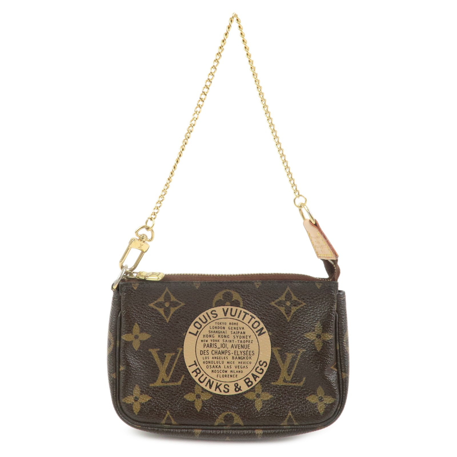 Louis Vuitton Monogram T&B Mini Pochette Accessoires Pouch M60153