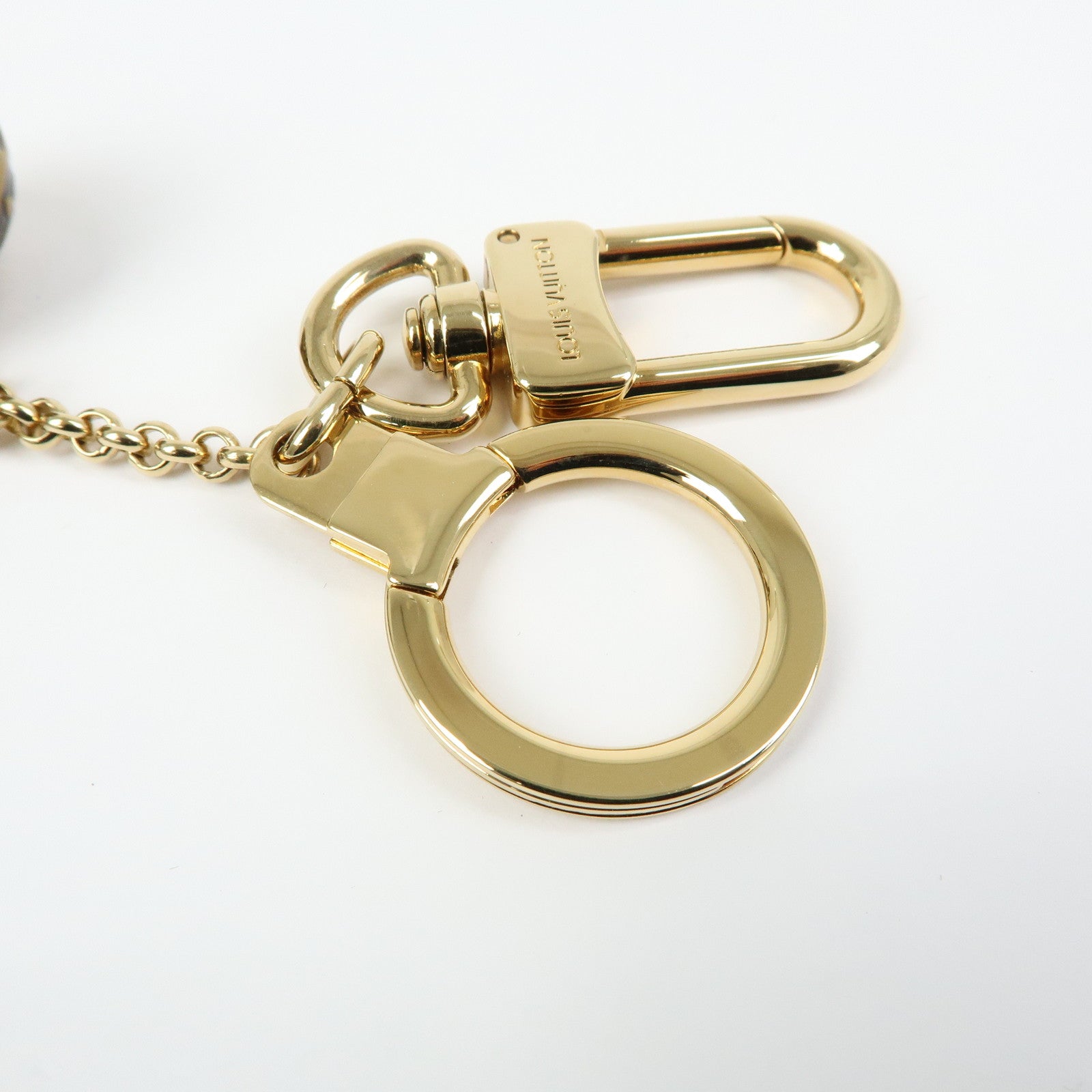Louis Vuitton Jack & Lucy Key Chain Halloween Brown Gold M65376