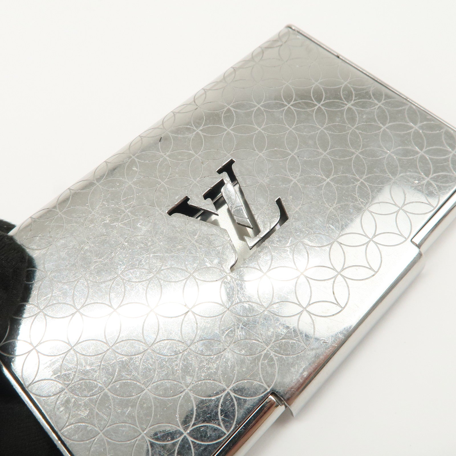 Louis Vuitton Porte Cartes Champs Elysees Card Case Silver M65227