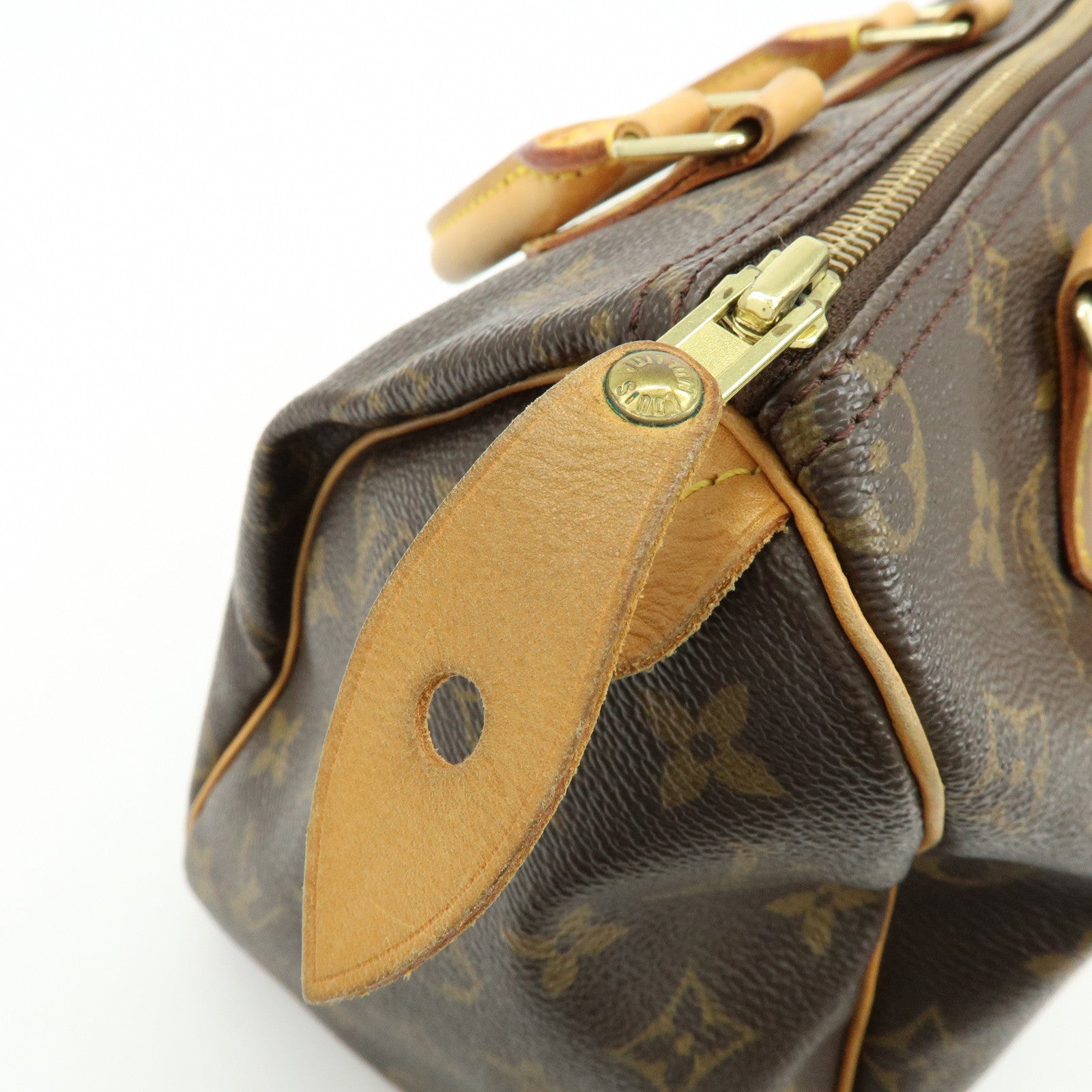 Louis Vuitton Monogram Speedy 25 Boston Bag Hand Bag Brown M41528