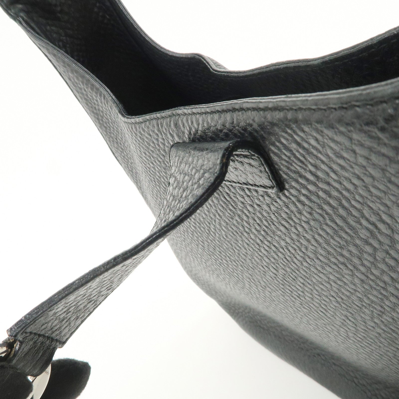 Ferragamo Gancini Shoulder Bag Hand Bag Black