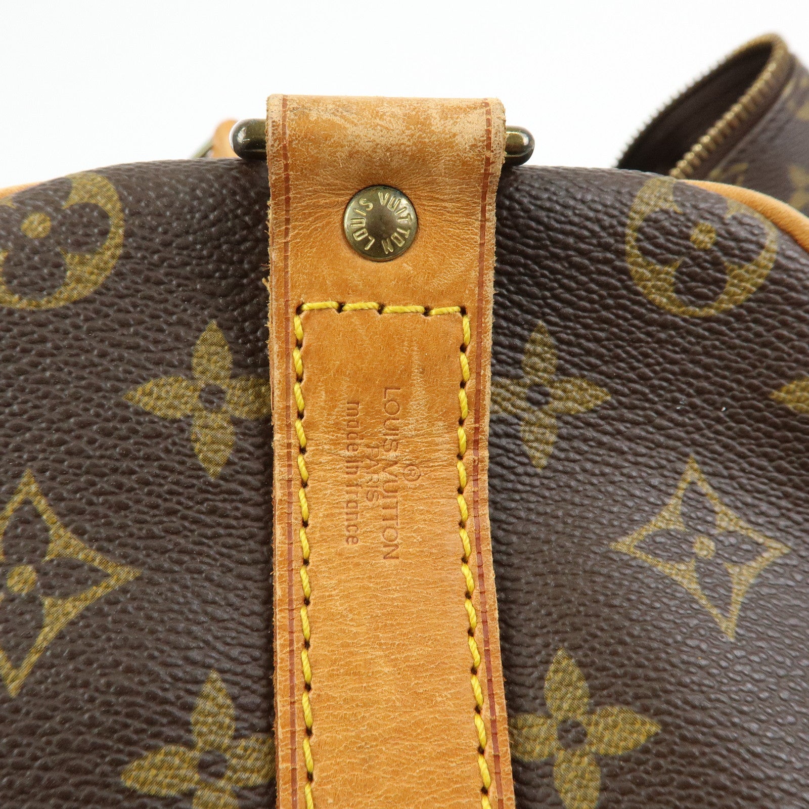Louis Vuitton Monogram Keep All Bandouliere 50 Boston Bag M41416