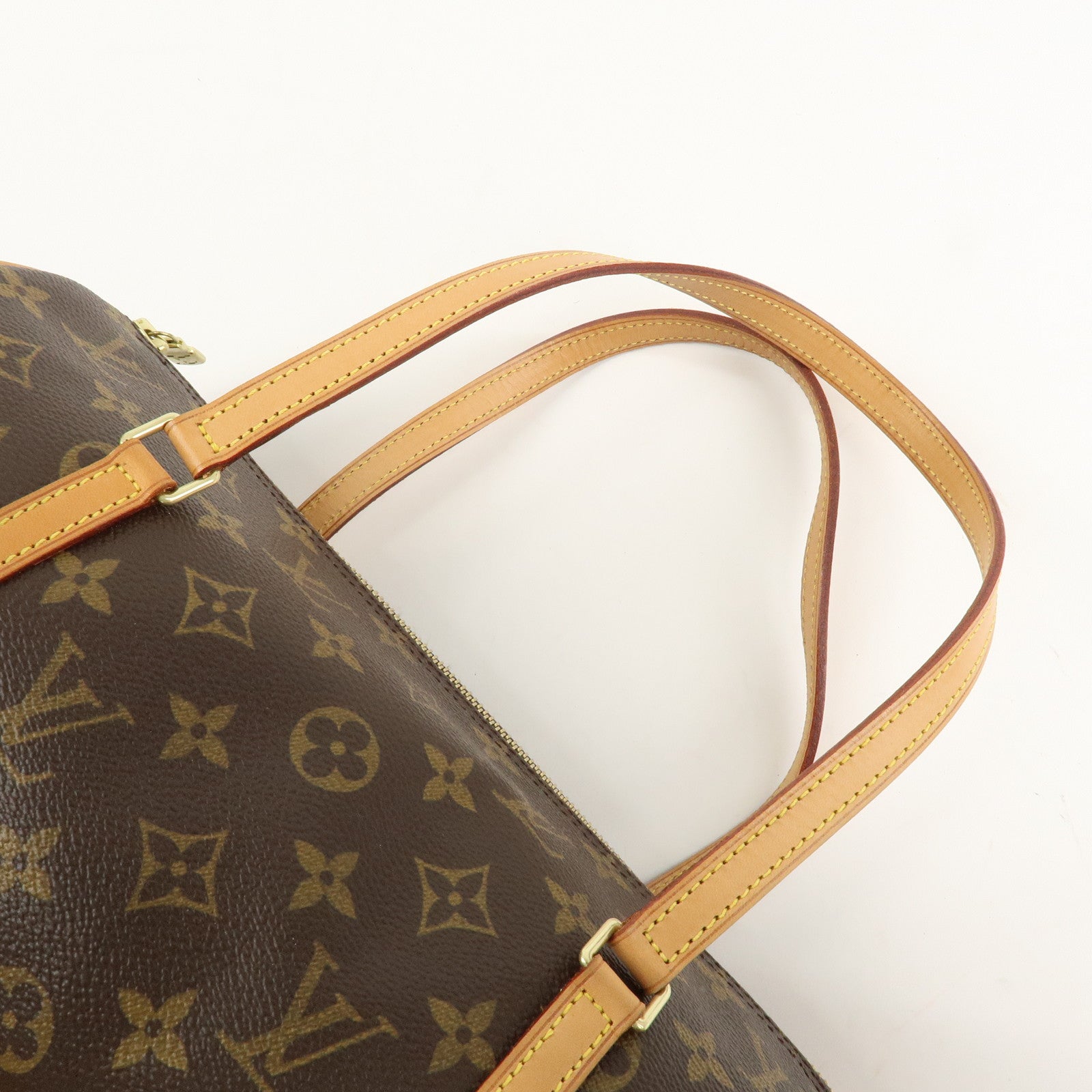 Louis Vuitton Monogram Papillon 30 Hand Bag New Style Brown M51385 Used