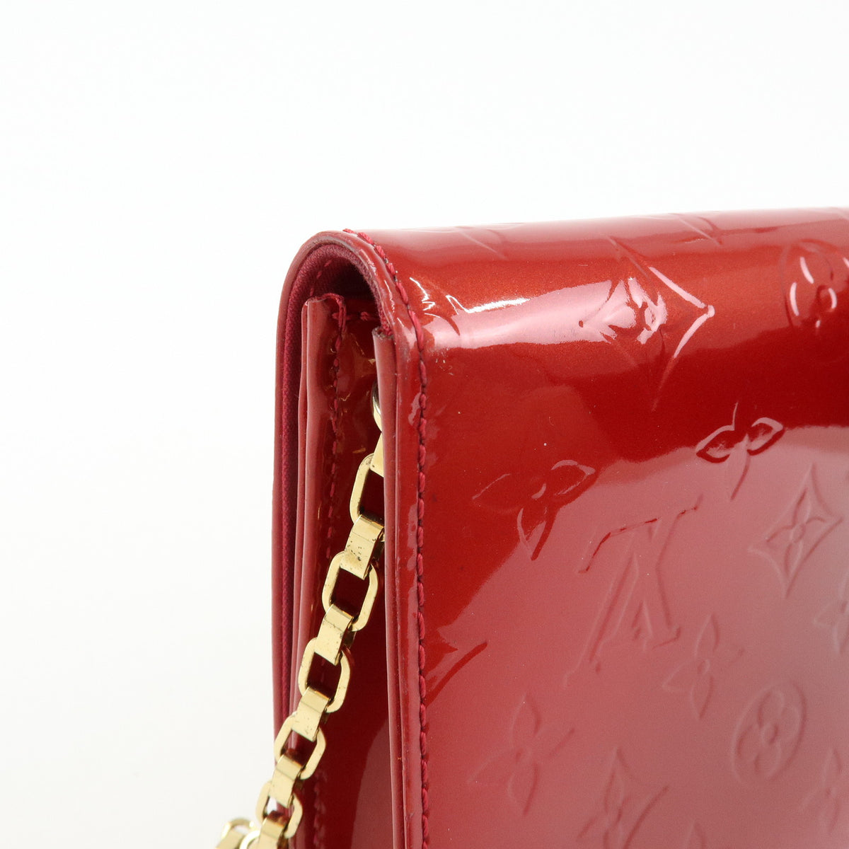 Louis Vuitton Monogram Vernis Leather Clutch Ana 3Way Bag M90095