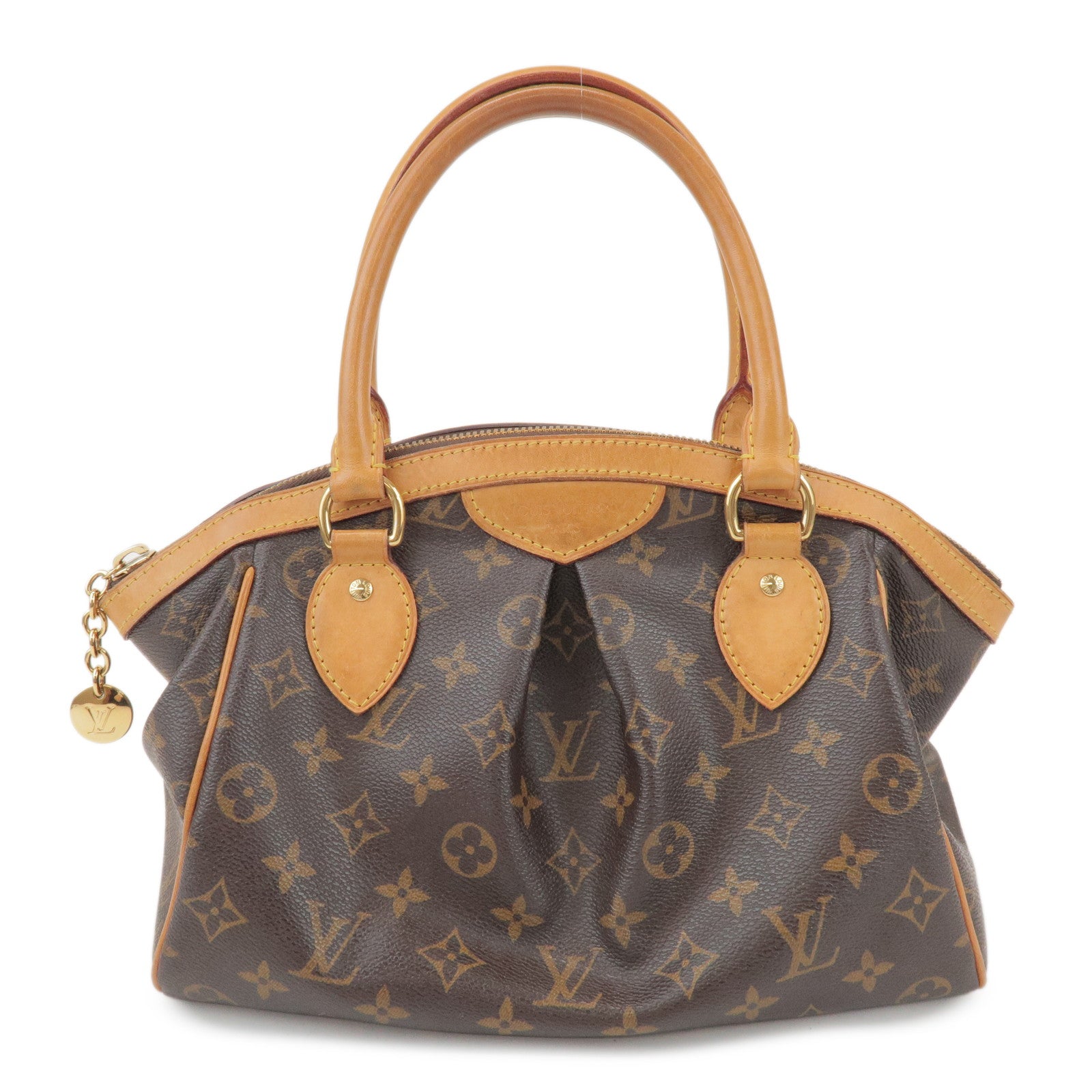 Louis Vuitton Monogram Tivoli PM Hand Bag Shoulder Bag Brown M40143