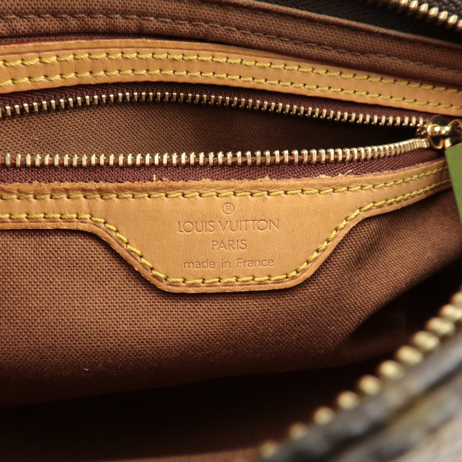 Louis Vuitton Monogram Trotteur Shoulder Bag Brown M51240 Used