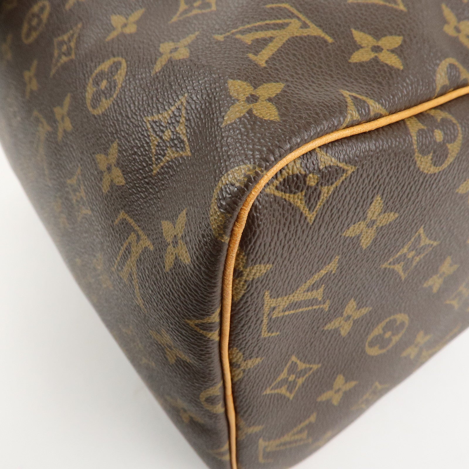 Louis Vuitton Monogram Speedy 30 Hand Bag Boston Bag M41526 Used