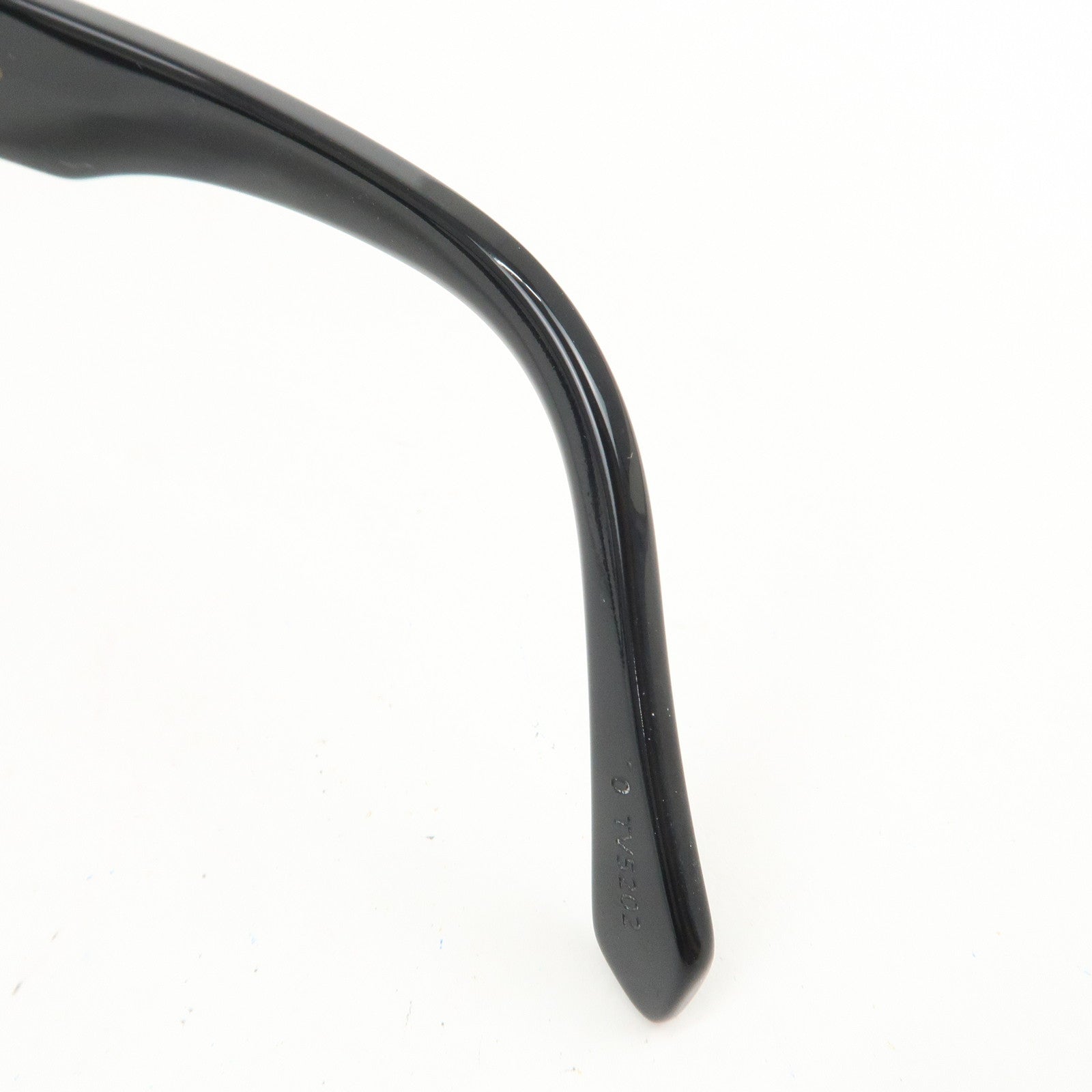 Louis Vuitton Plastic Fashion Glasses Black Frame 53□22 145