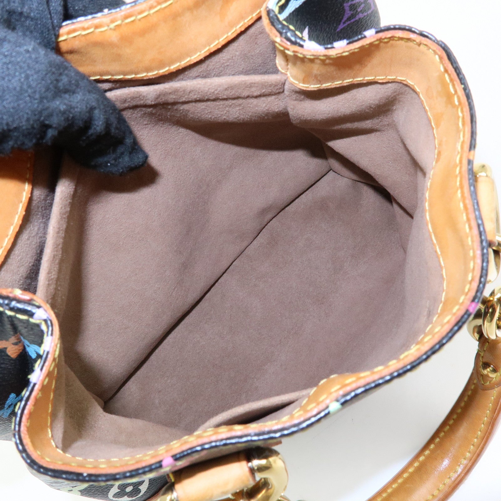 Louis Vuitton Monogram Multicolor Audra Hand Bag Noir Black M40048