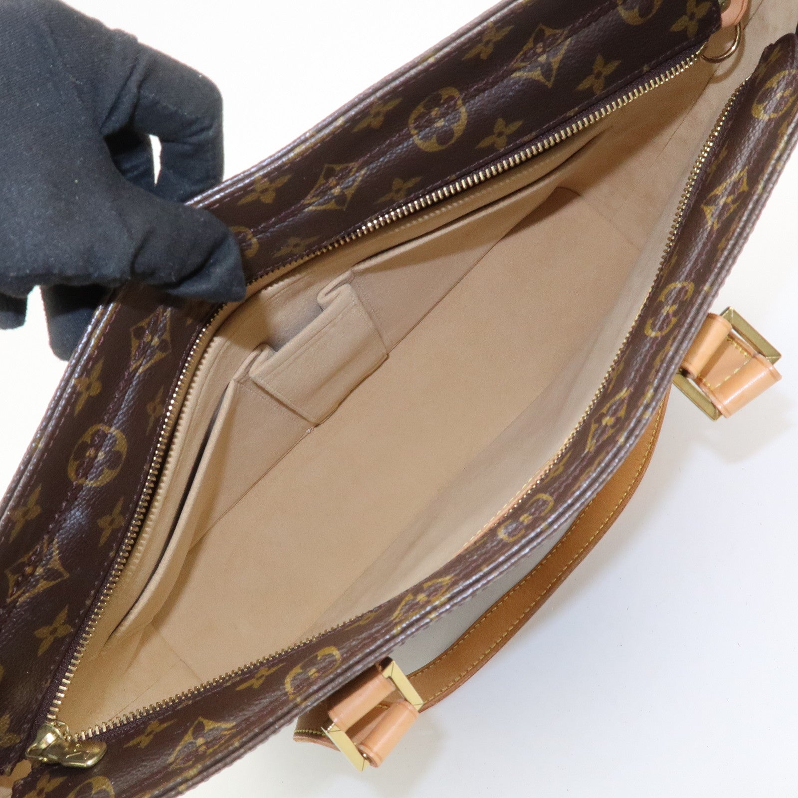 Louis Vuitton Monogram Luco Tote Bag Shoulder Bag Brown M51155