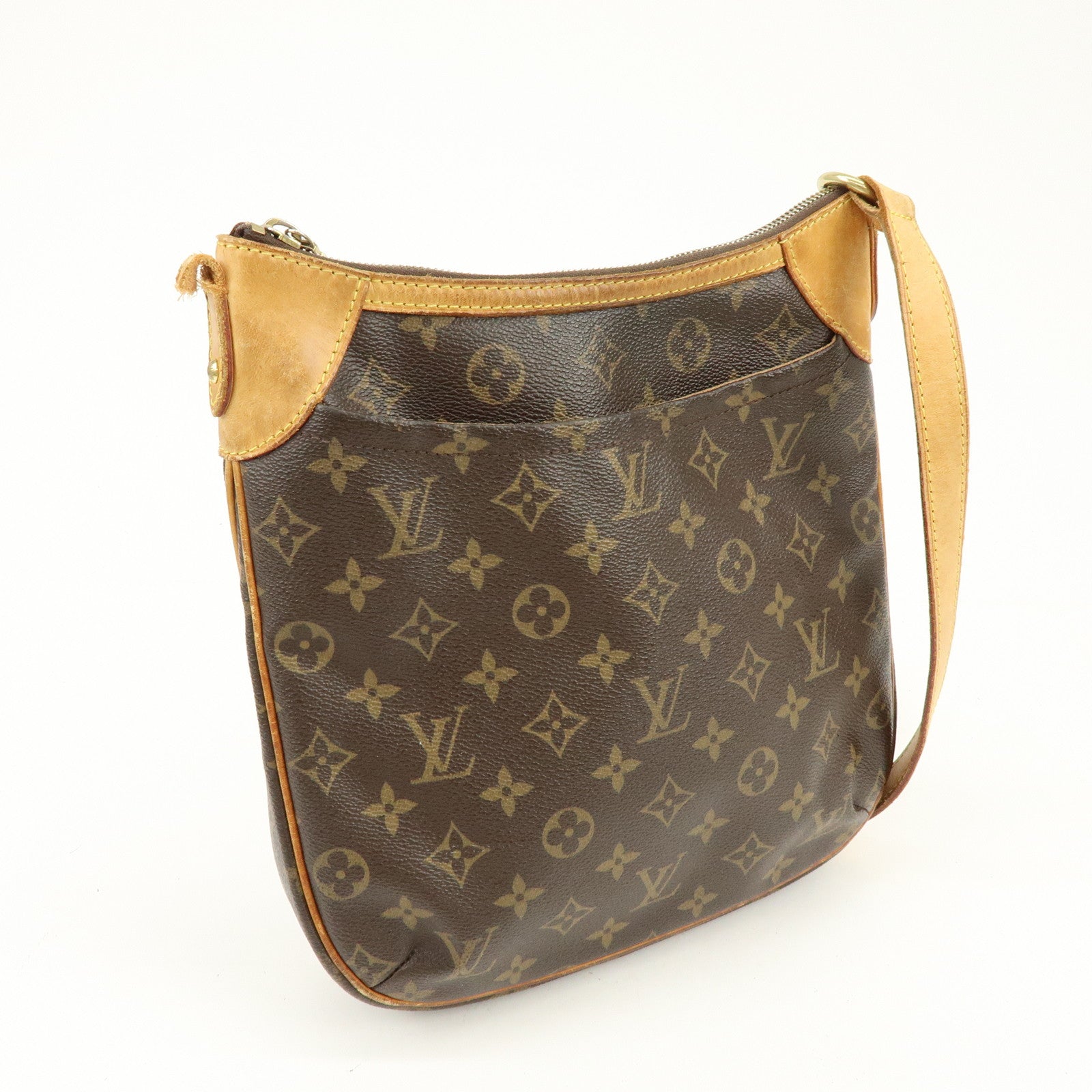 Louis Vuitton Monogram Odeon PM Shoulder Bag Brown M56390