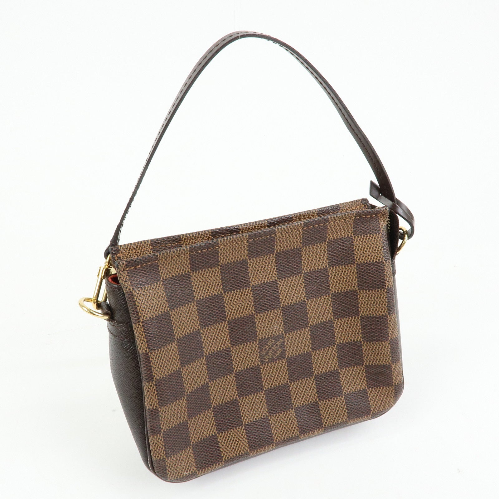 Louis Vuitton Damier Trousse Makeup Accessory Pouch Brown N51982