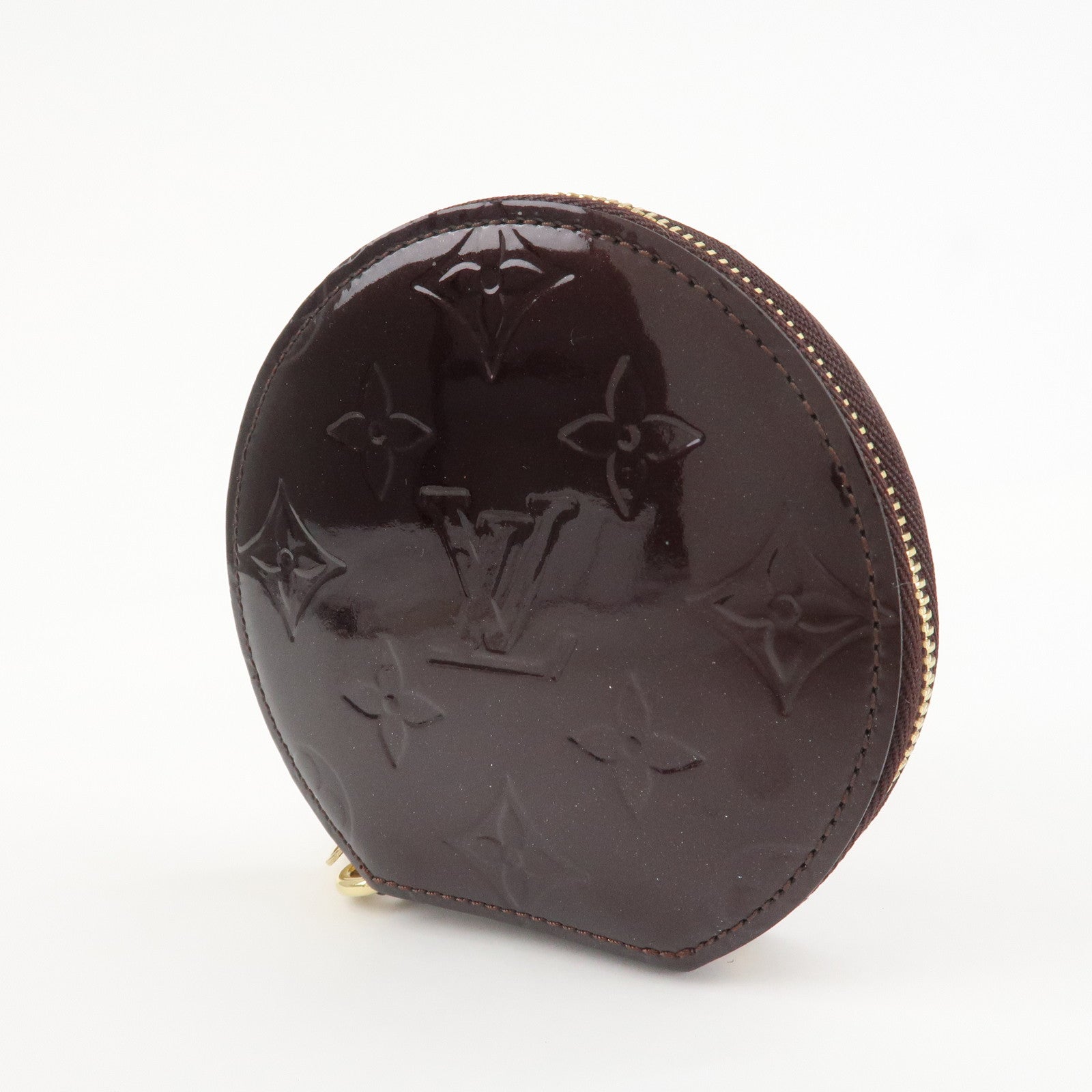 Louis Vuitton Vernis Leather Porte Monnaie Chapeau Coin Case M91413 Used