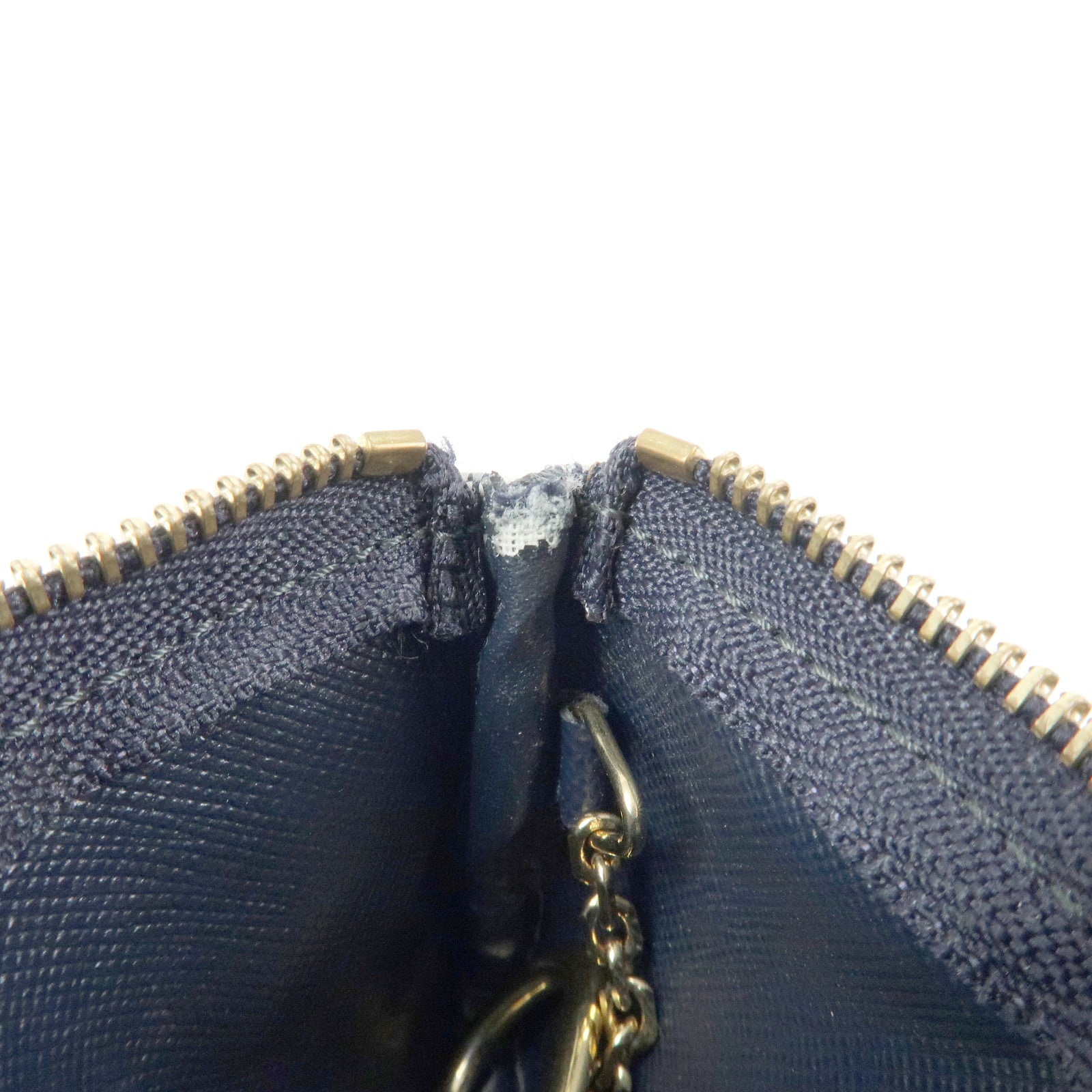 Louis Vuitton Monogram Mini Pochette Cles Coin Case Blue M92236