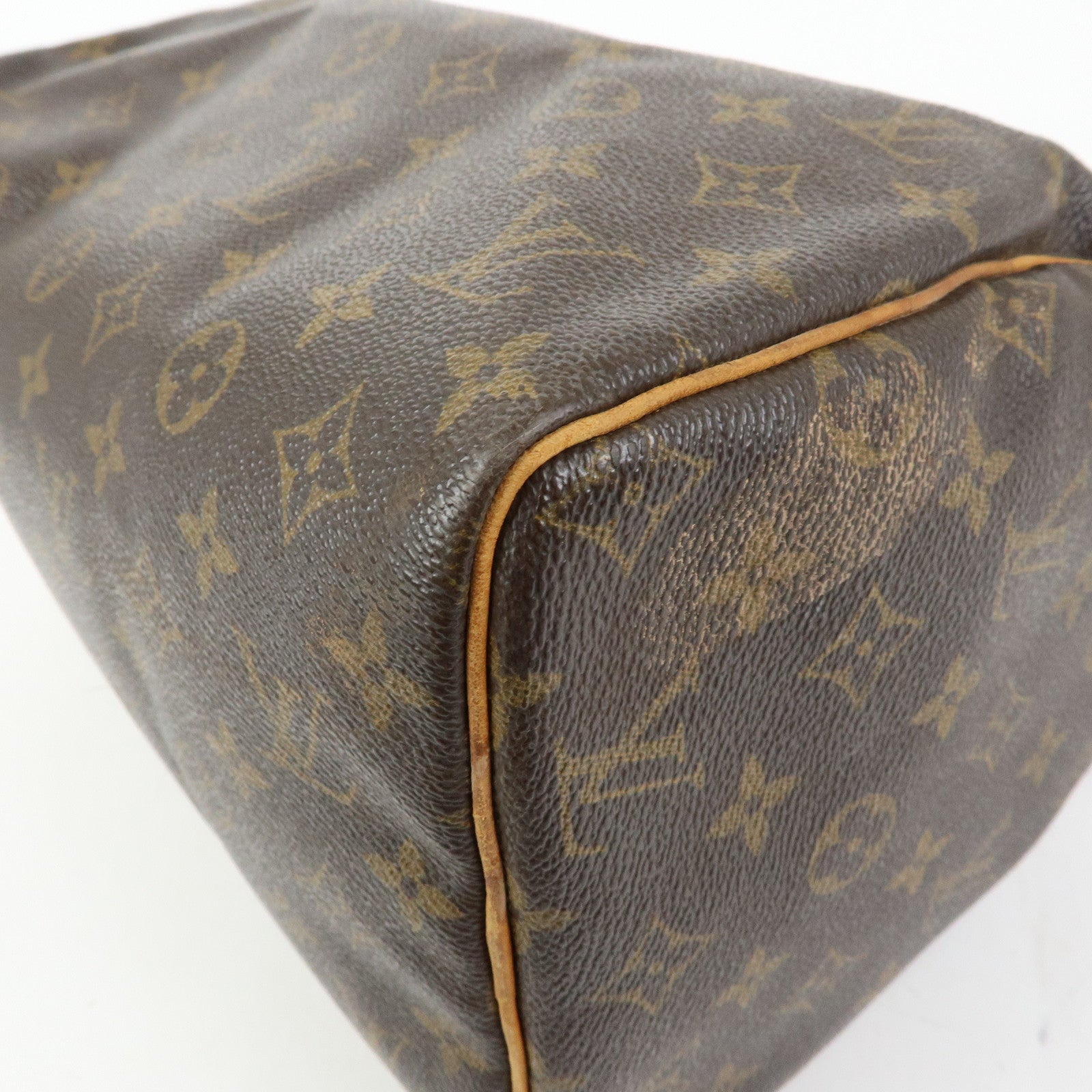 Louis Vuitton Monogram Speedy 30 Boston Bag Hand Bag Brown M41526